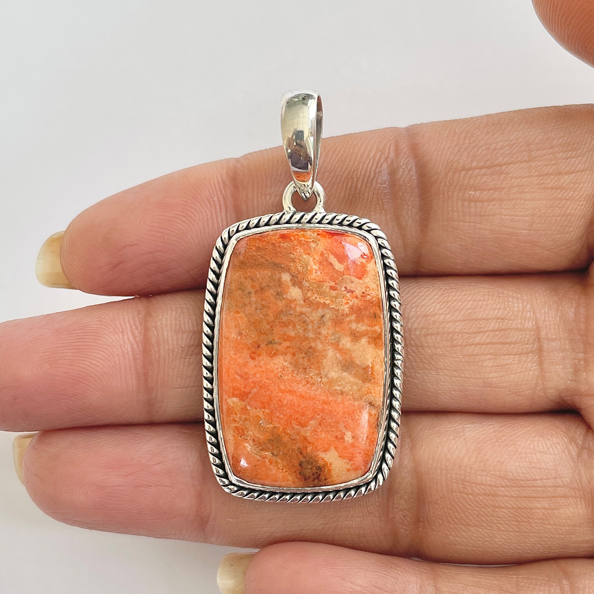 Sponge Coral Pendant-(SPC-1-15)
