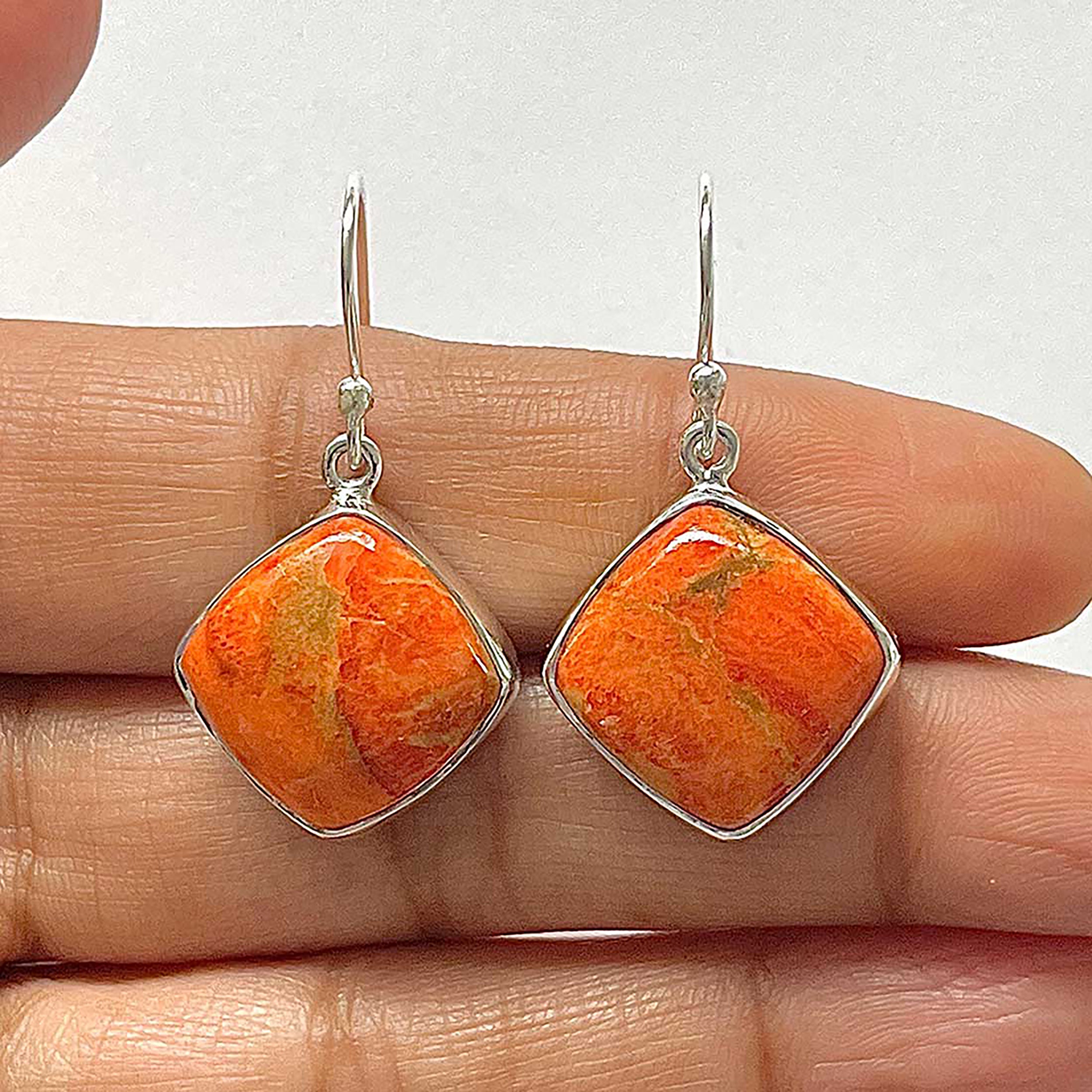 Sponge Coral Earring-(SPC-3-20)