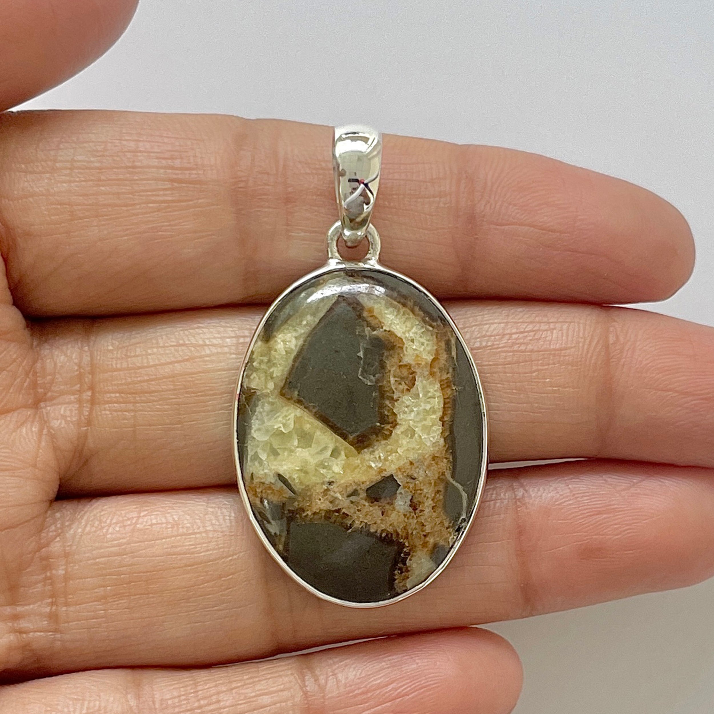 Septarian Rhyolite Pendant-(SPR-1-15)