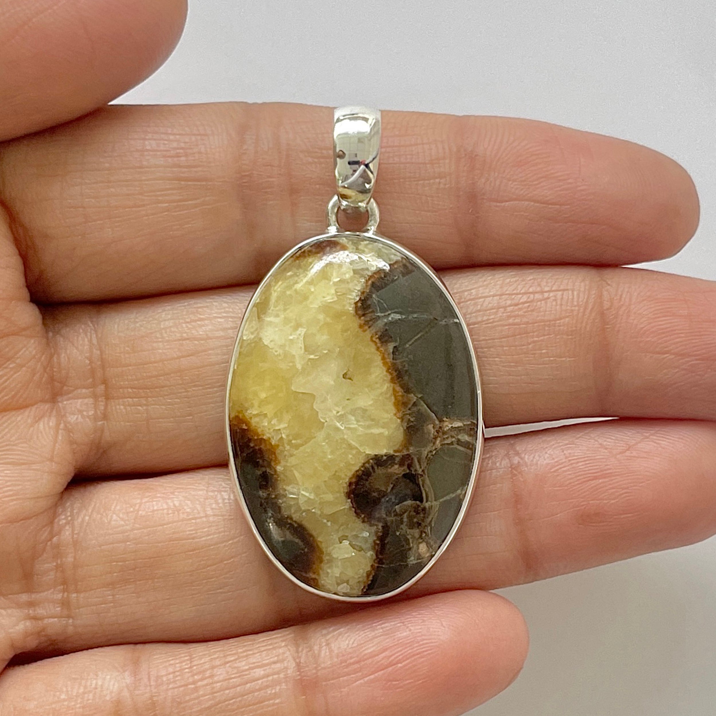 Septarian Rhyolite Pendant-(SPR-1-16)