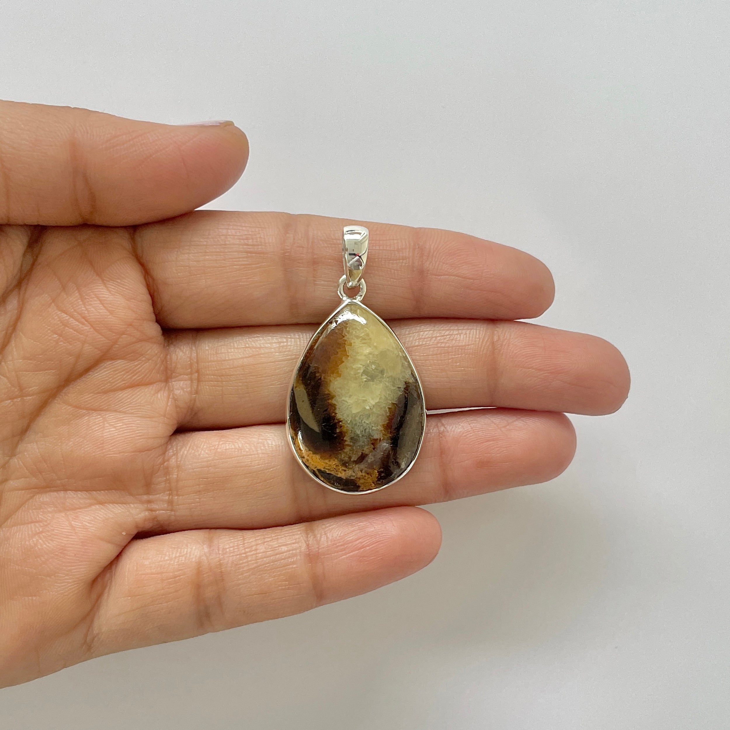 Septarian Rhyolite Pendant-(SPR-1-20)