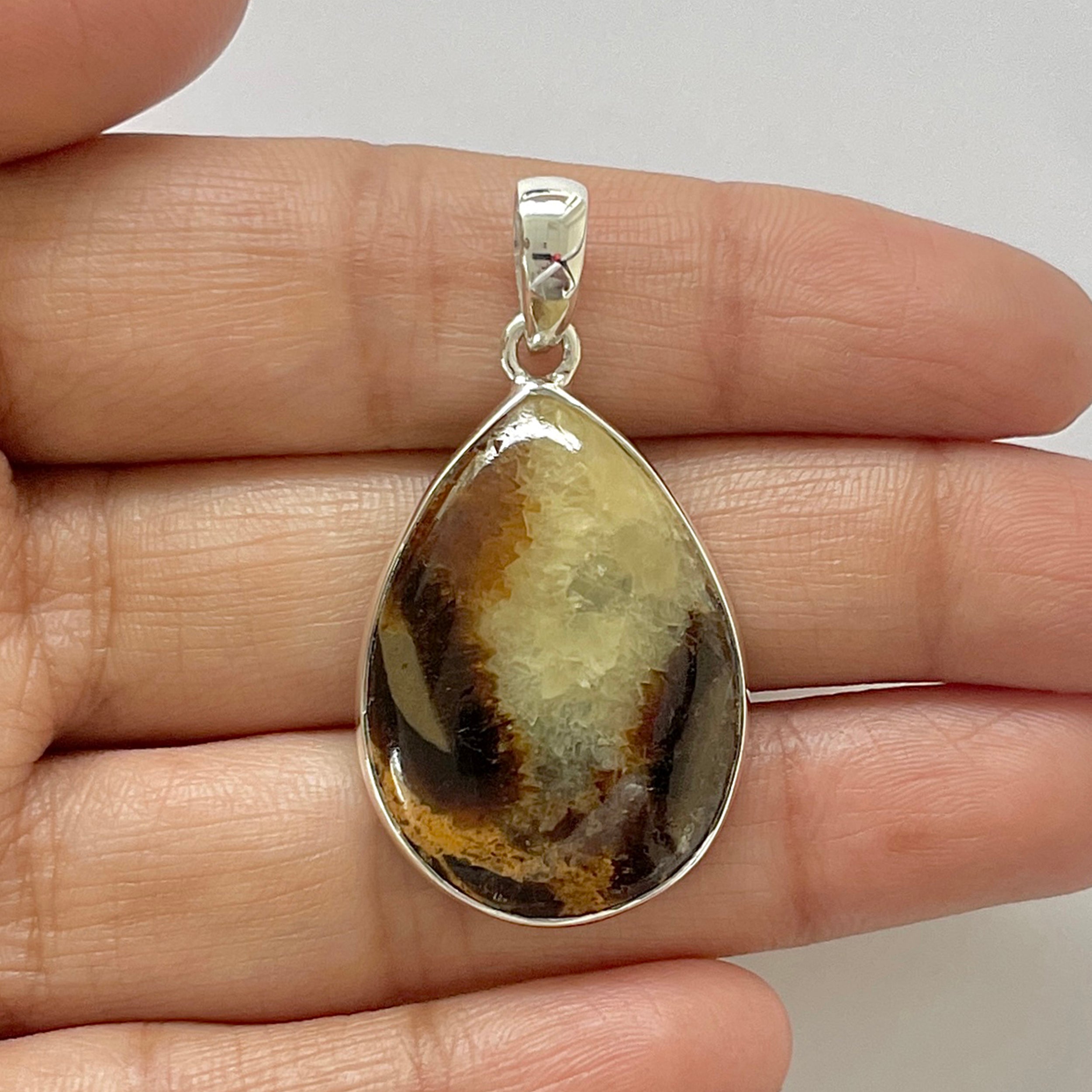 Septarian Rhyolite Pendant-(SPR-1-20)