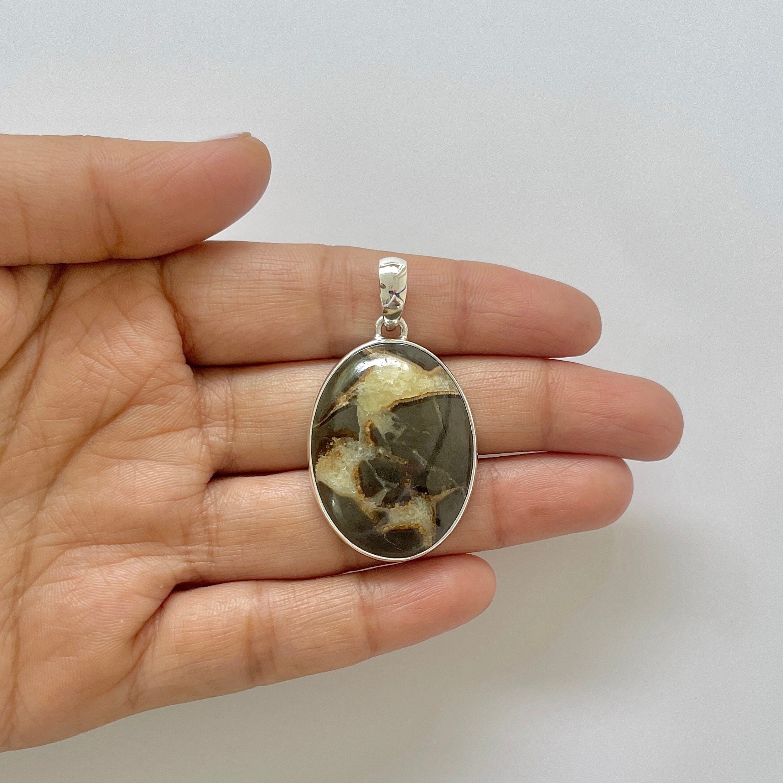 Septarian Rhyolite Pendant-(SPR-1-24)