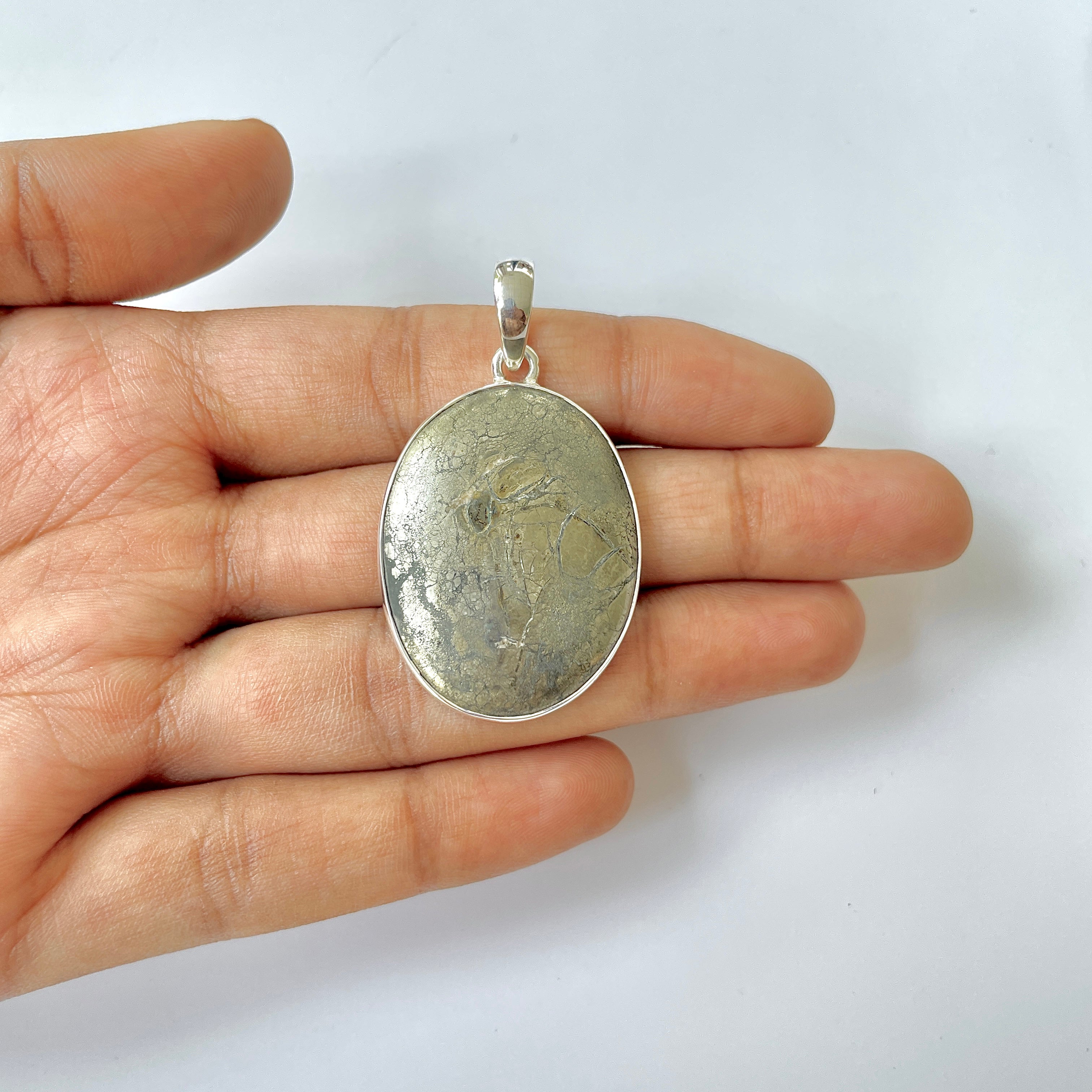 Septarian Rhyolite Pendant-(SPR-1-27)
