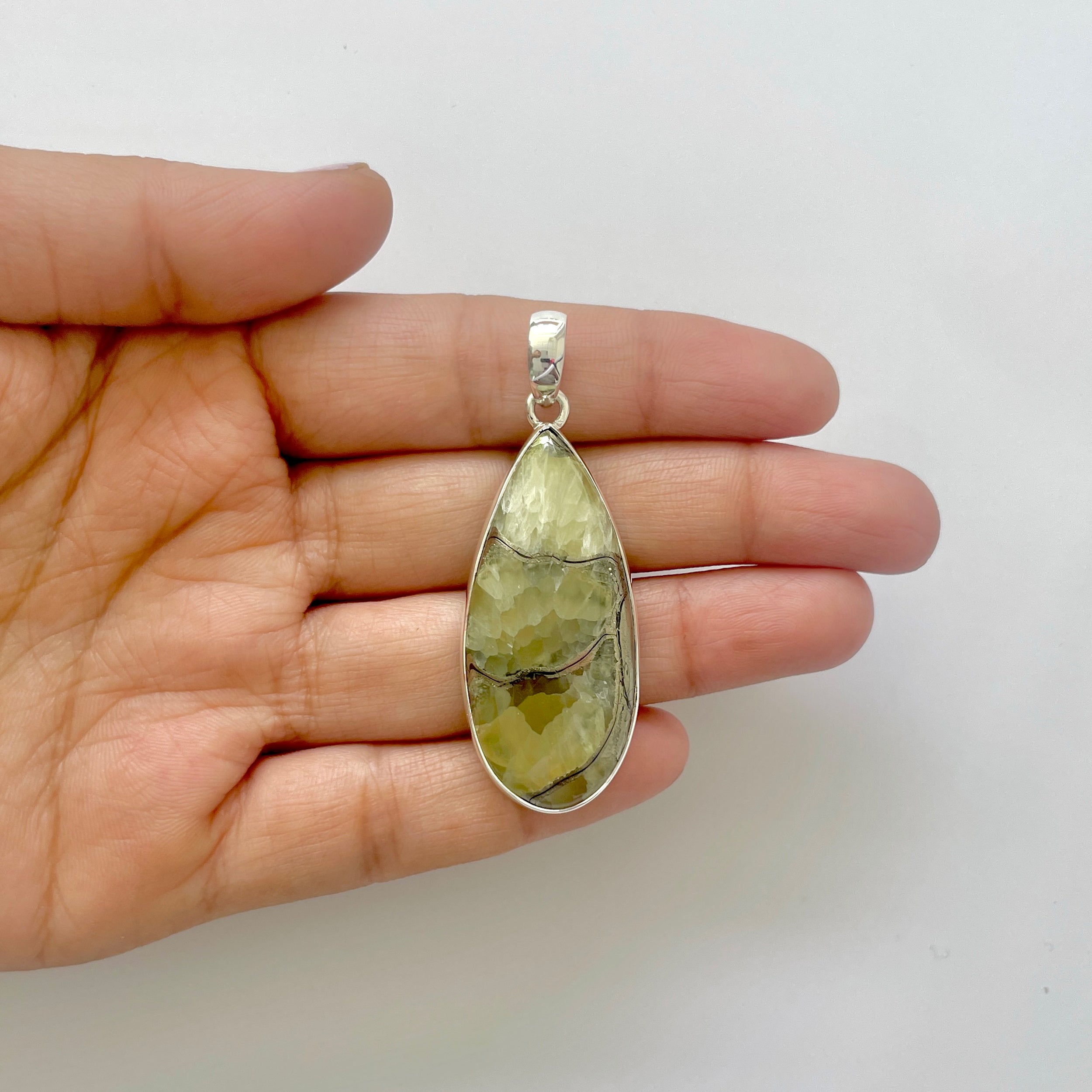 Septarian Rhyolite Pendant-(SPR-1-29)