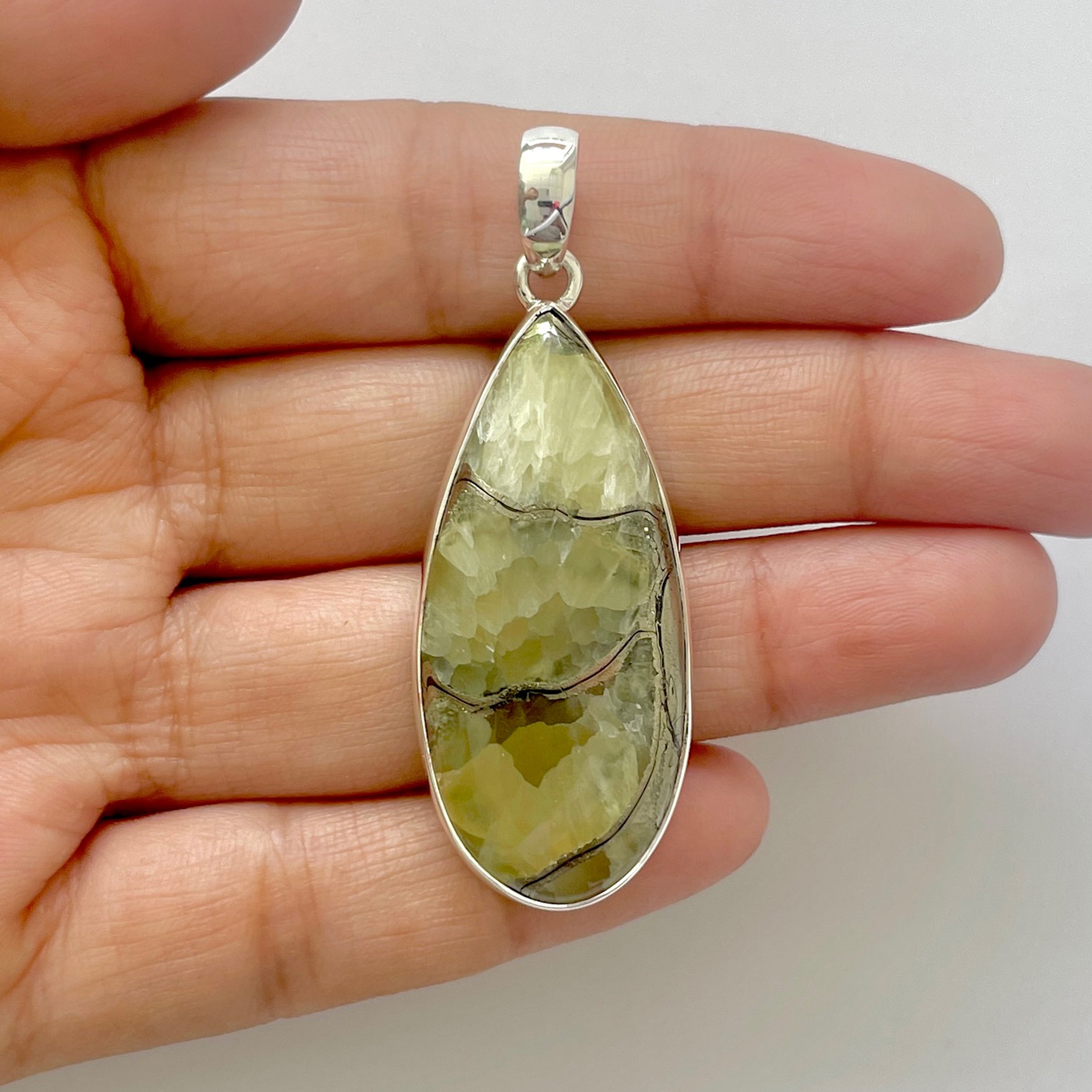 Septarian Rhyolite Pendant-(SPR-1-29)