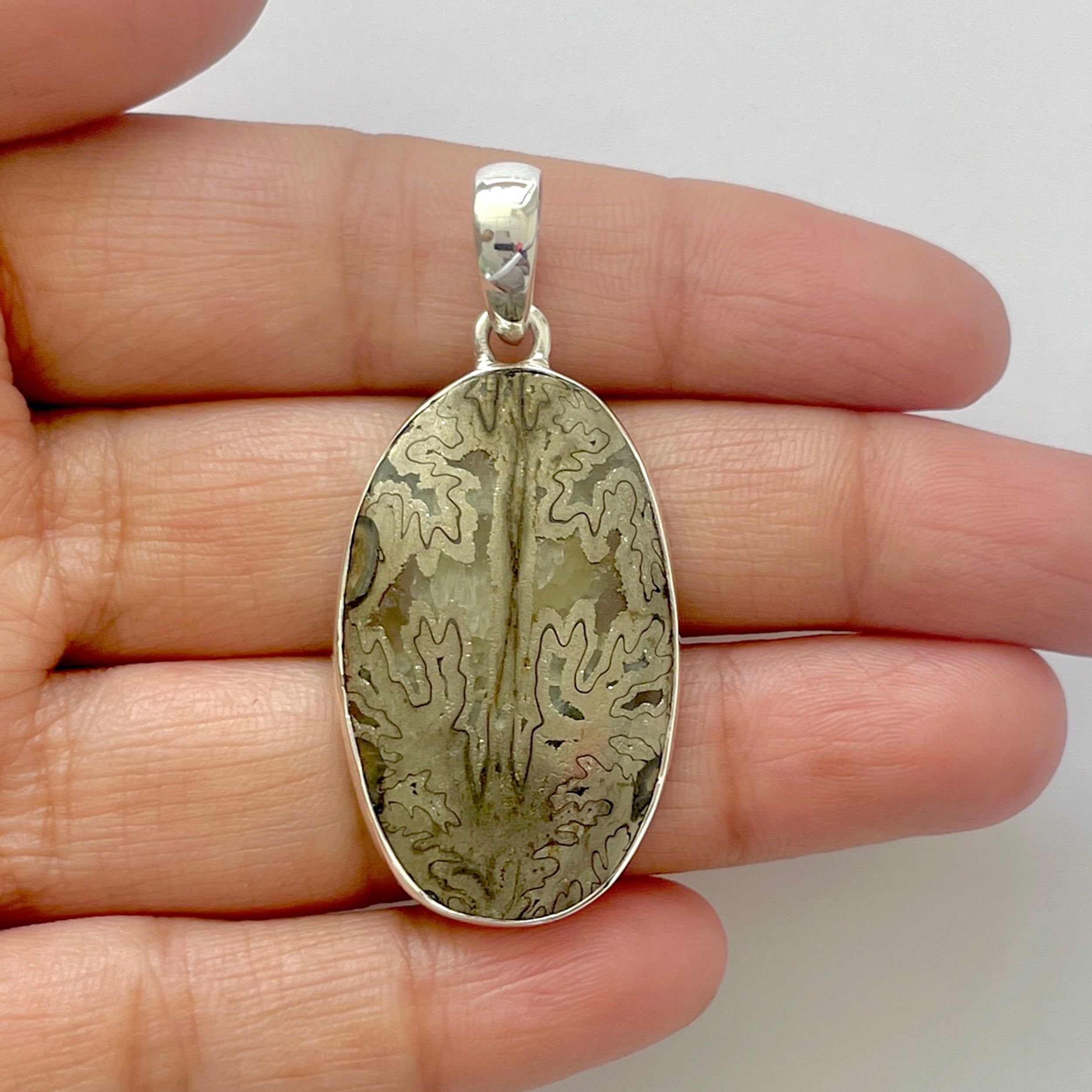 Septarian Rhyolite Pendant-(SPR-1-31)