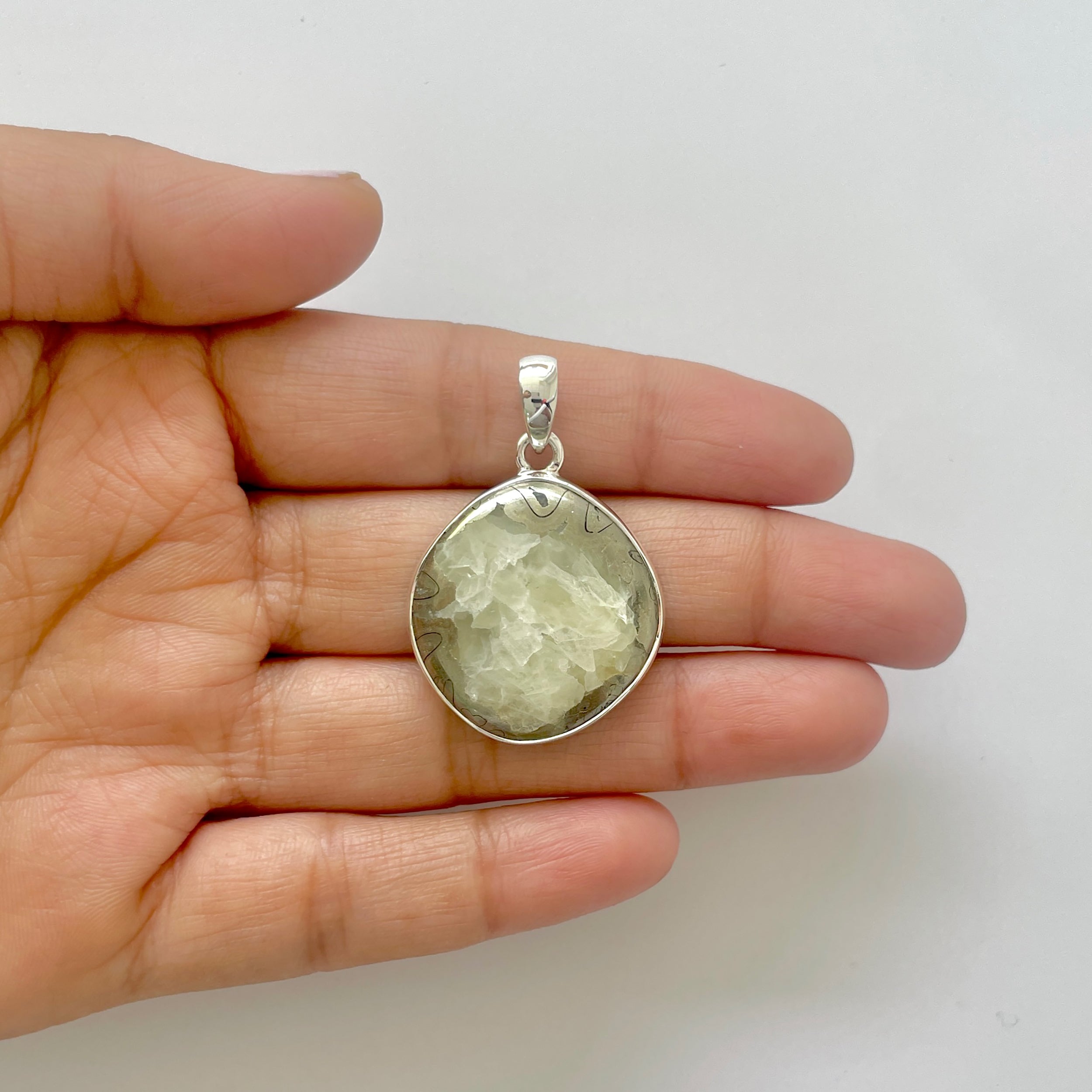 Septarian Rhyolite Pendant-(SPR-1-32)