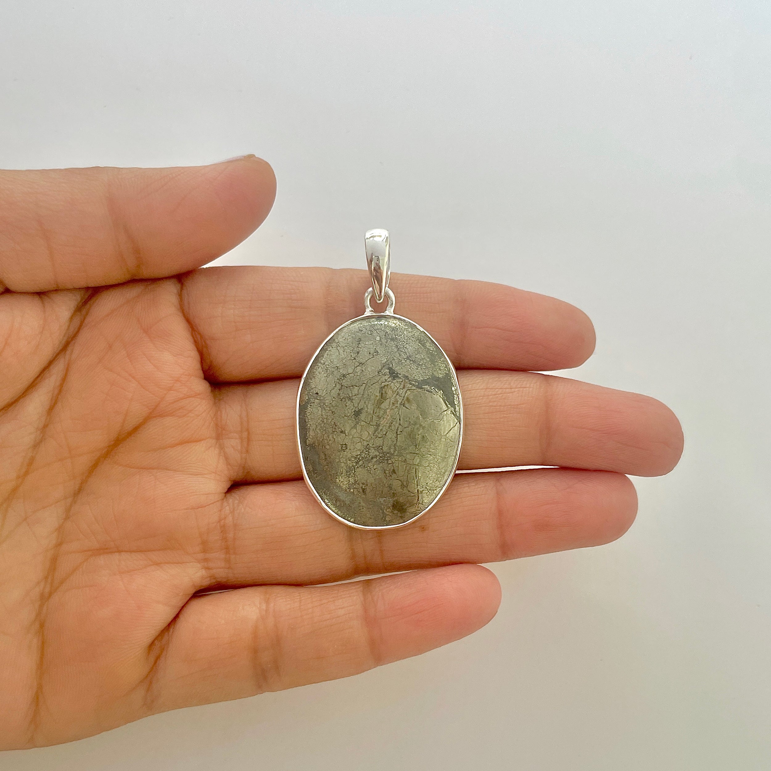 Septarian Rhyolite Pendant-(SPR-1-35)