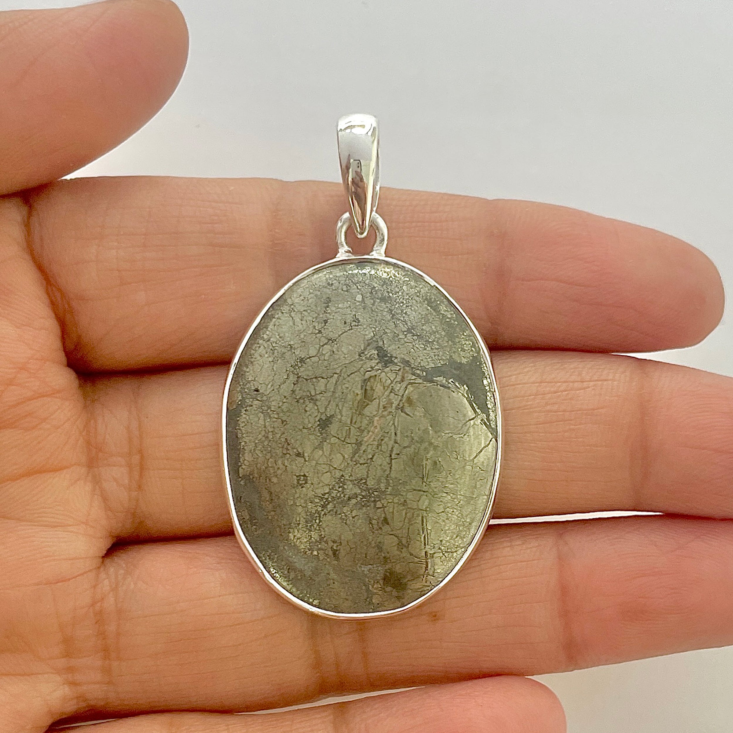 Septarian Rhyolite Pendant-(SPR-1-35)