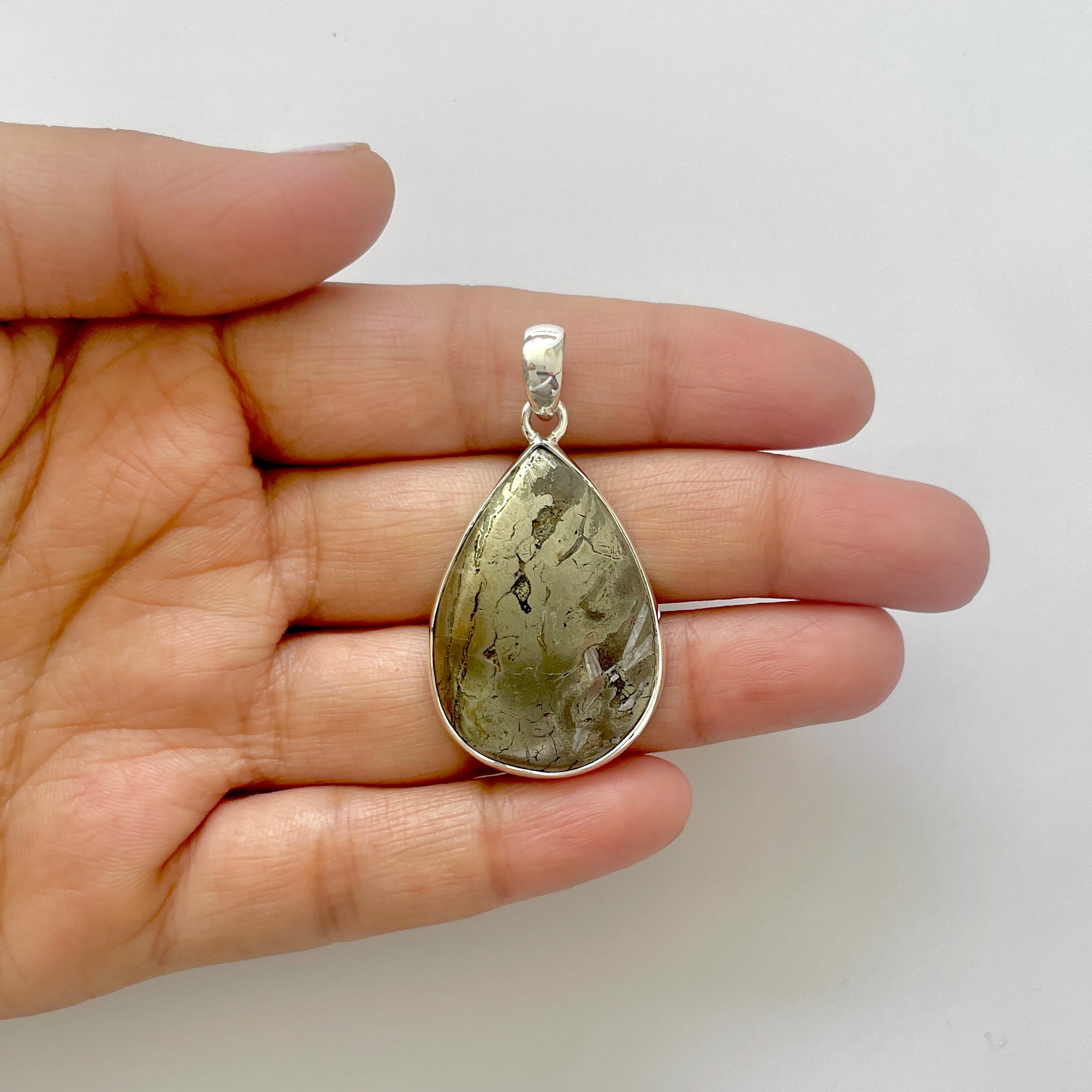 Septarian Rhyolite Pendant-(SPR-1-36)