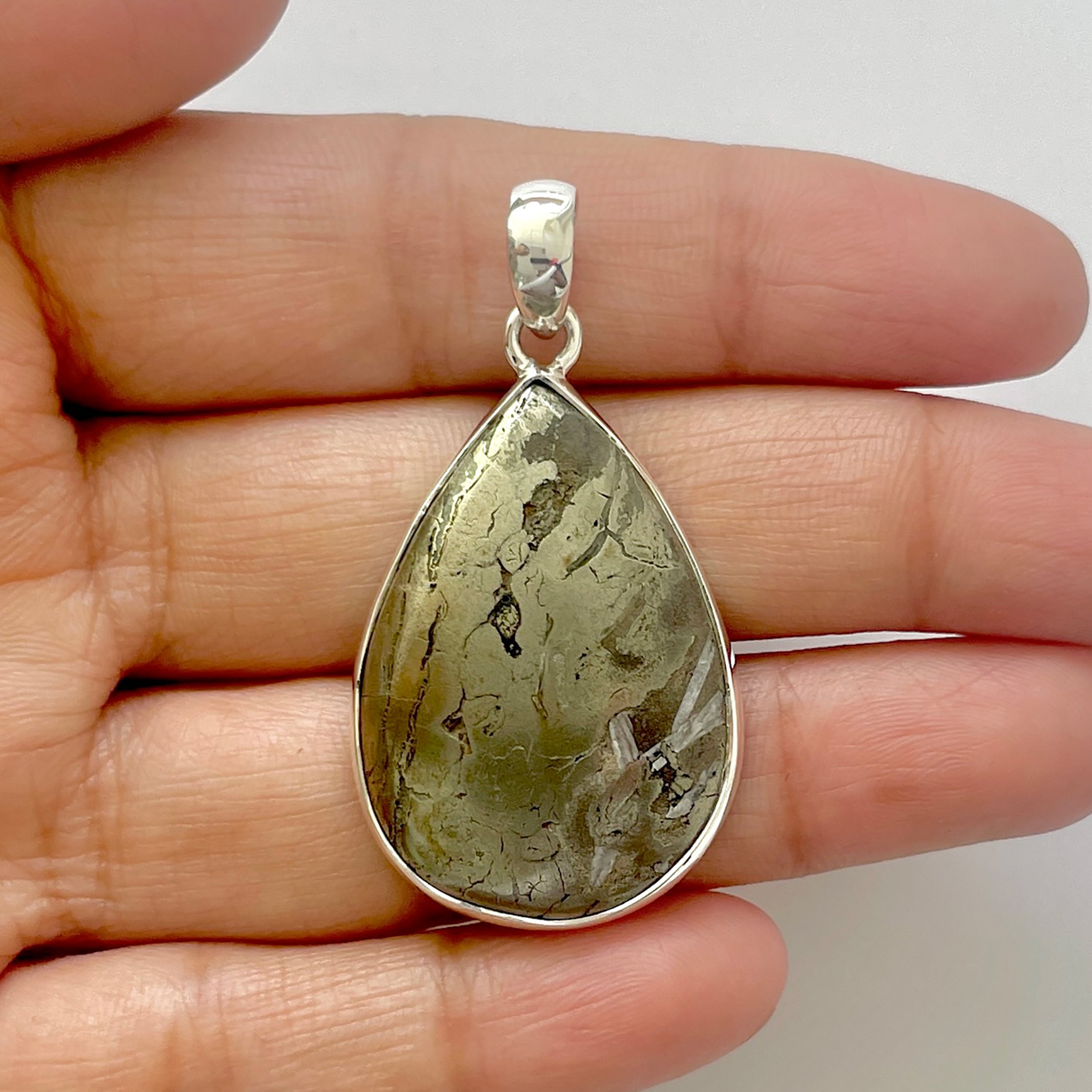 Septarian Rhyolite Pendant-(SPR-1-36)