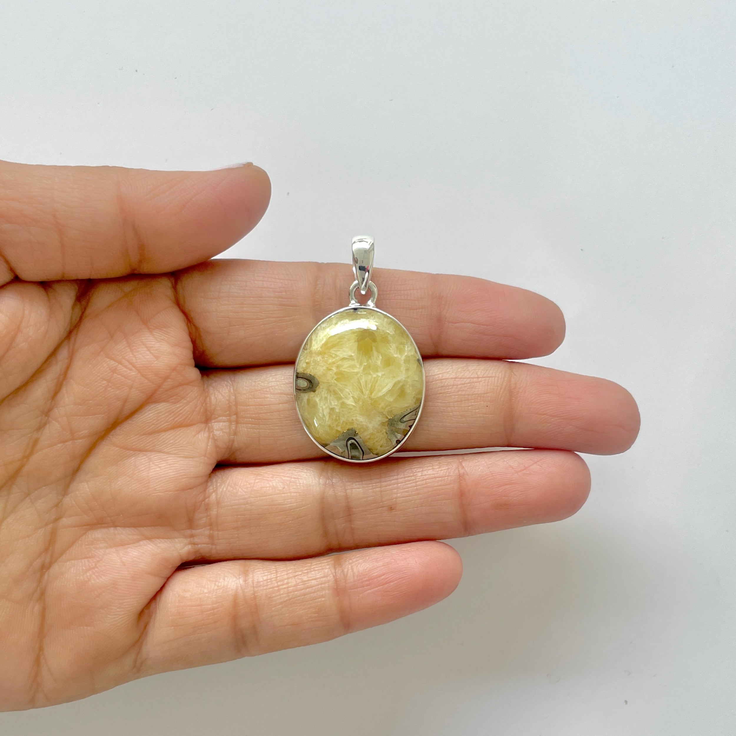 Septarian Rhyolite Pendant-(SPR-1-41)