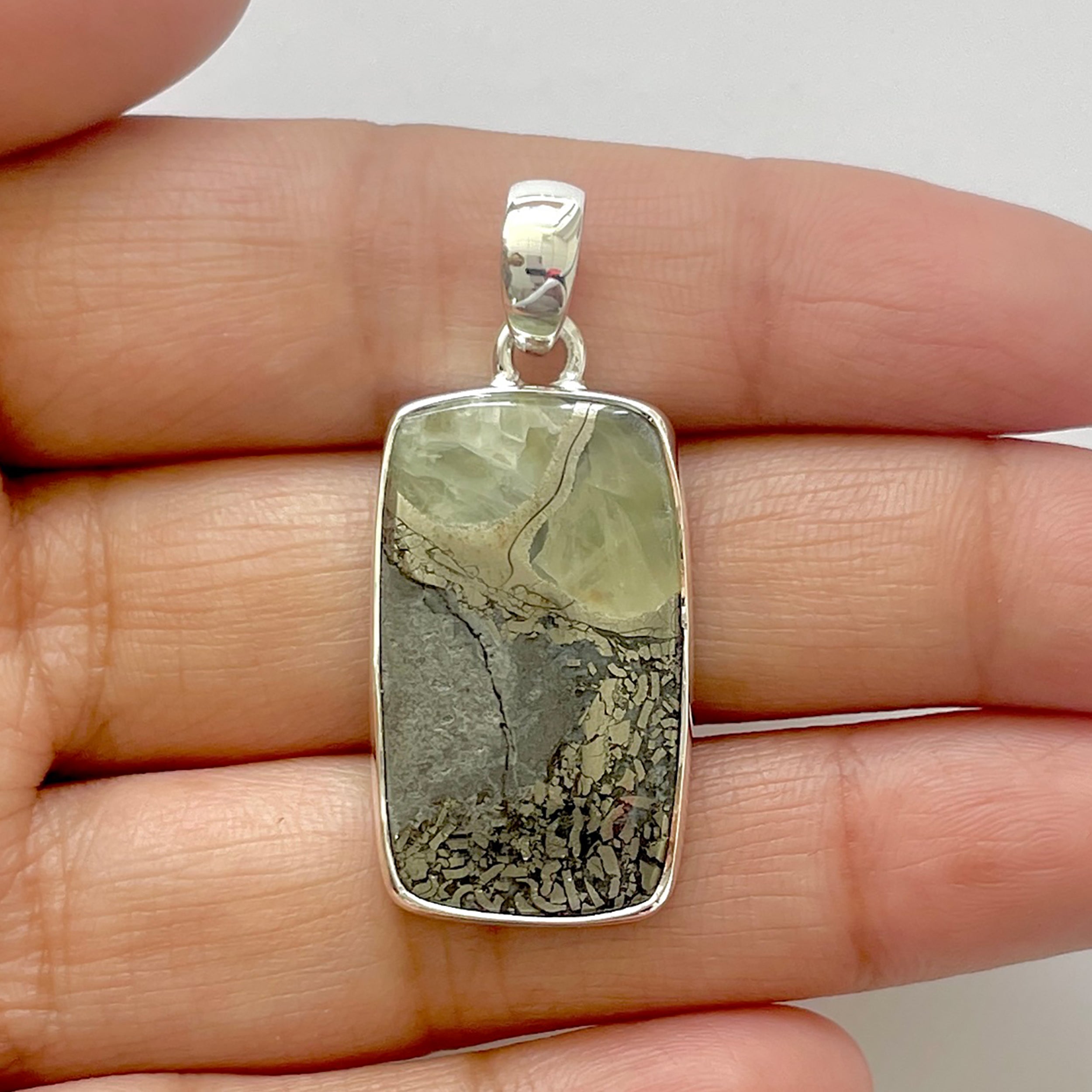 Septarian Rhyolite Pendant-(SPR-1-43)