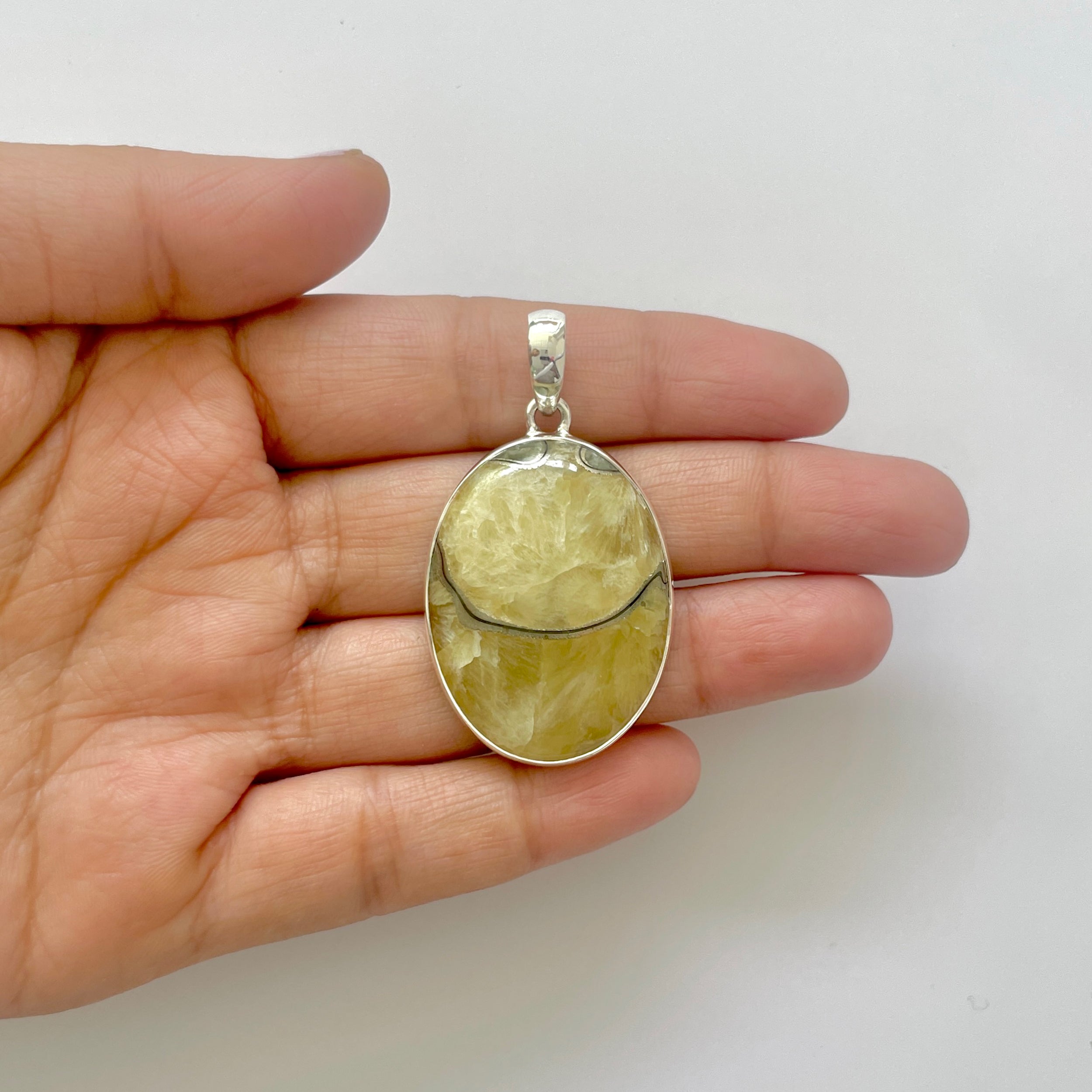 Septarian Rhyolite Pendant-(SPR-1-46)