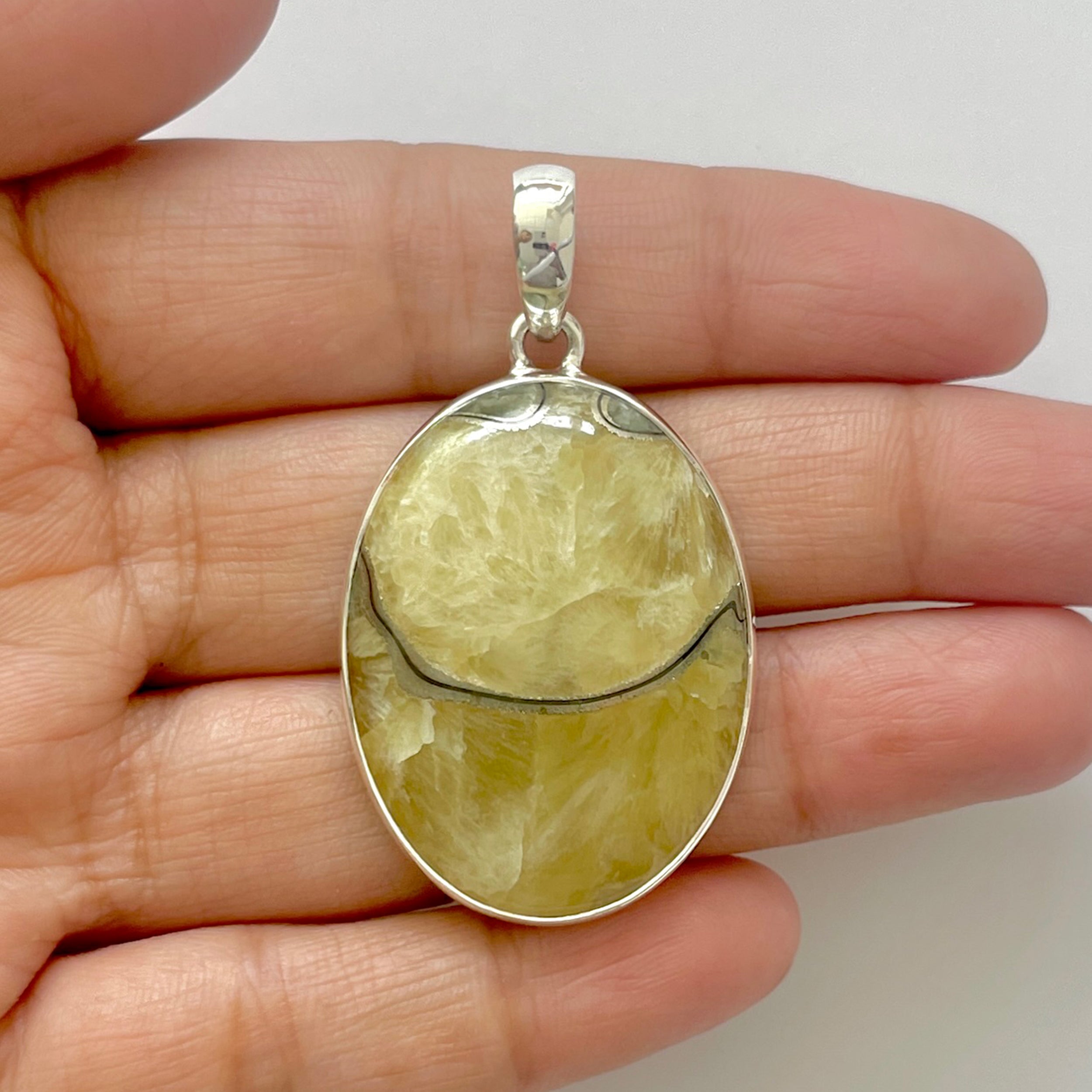 Septarian Rhyolite Pendant-(SPR-1-46)