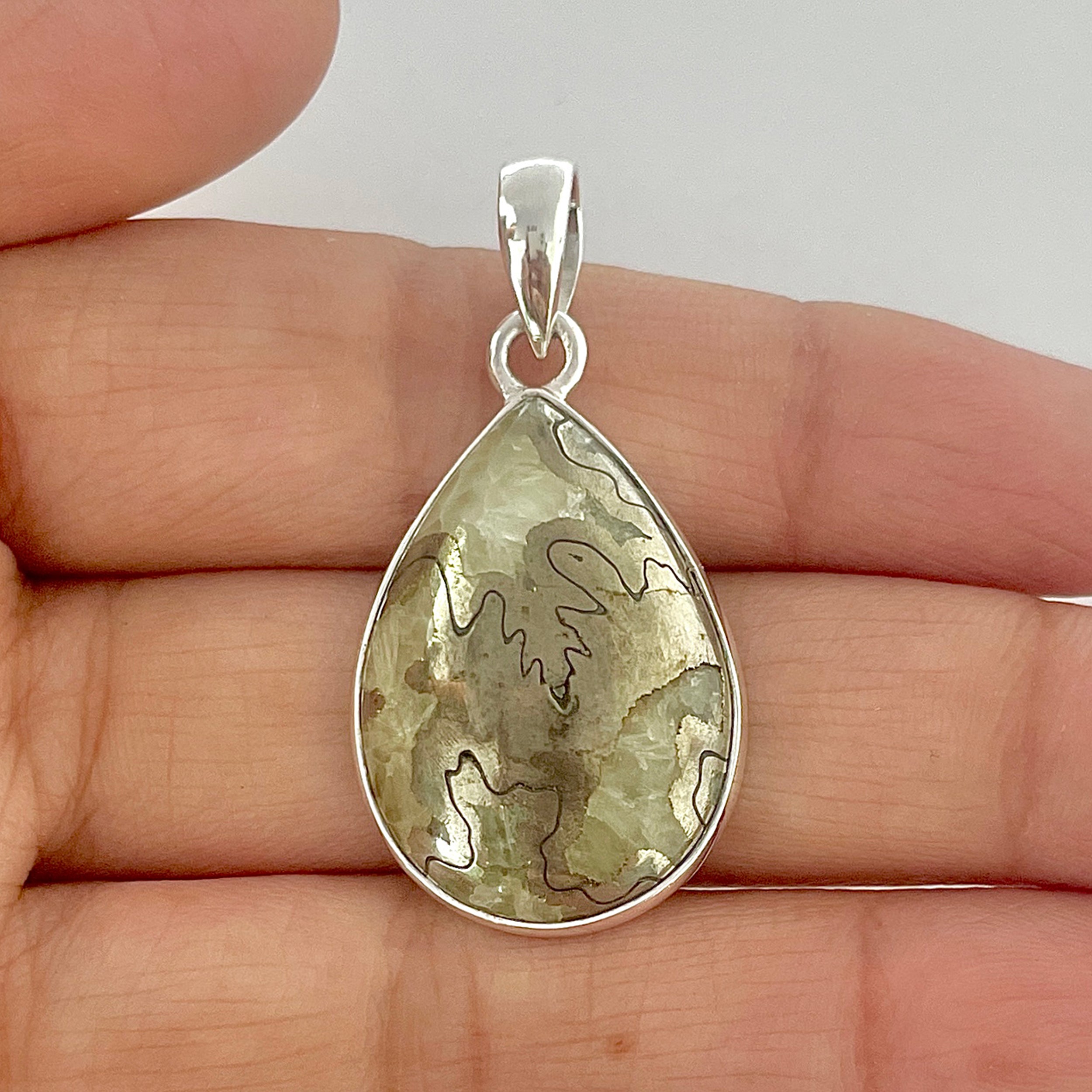 Septarian Rhyolite Pendant-(SPR-1-48)