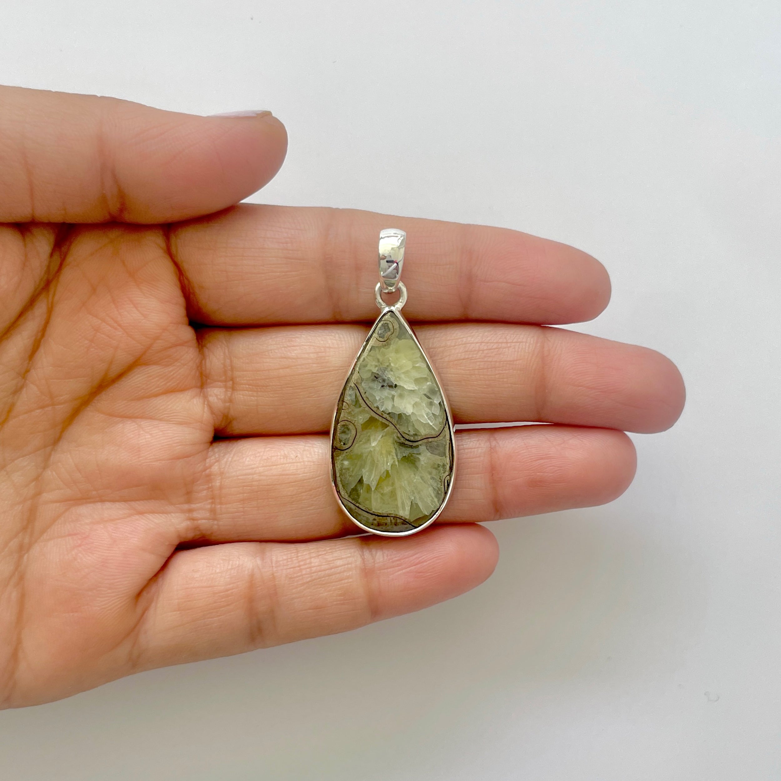 Septarian Rhyolite Pendant-(SPR-1-52)