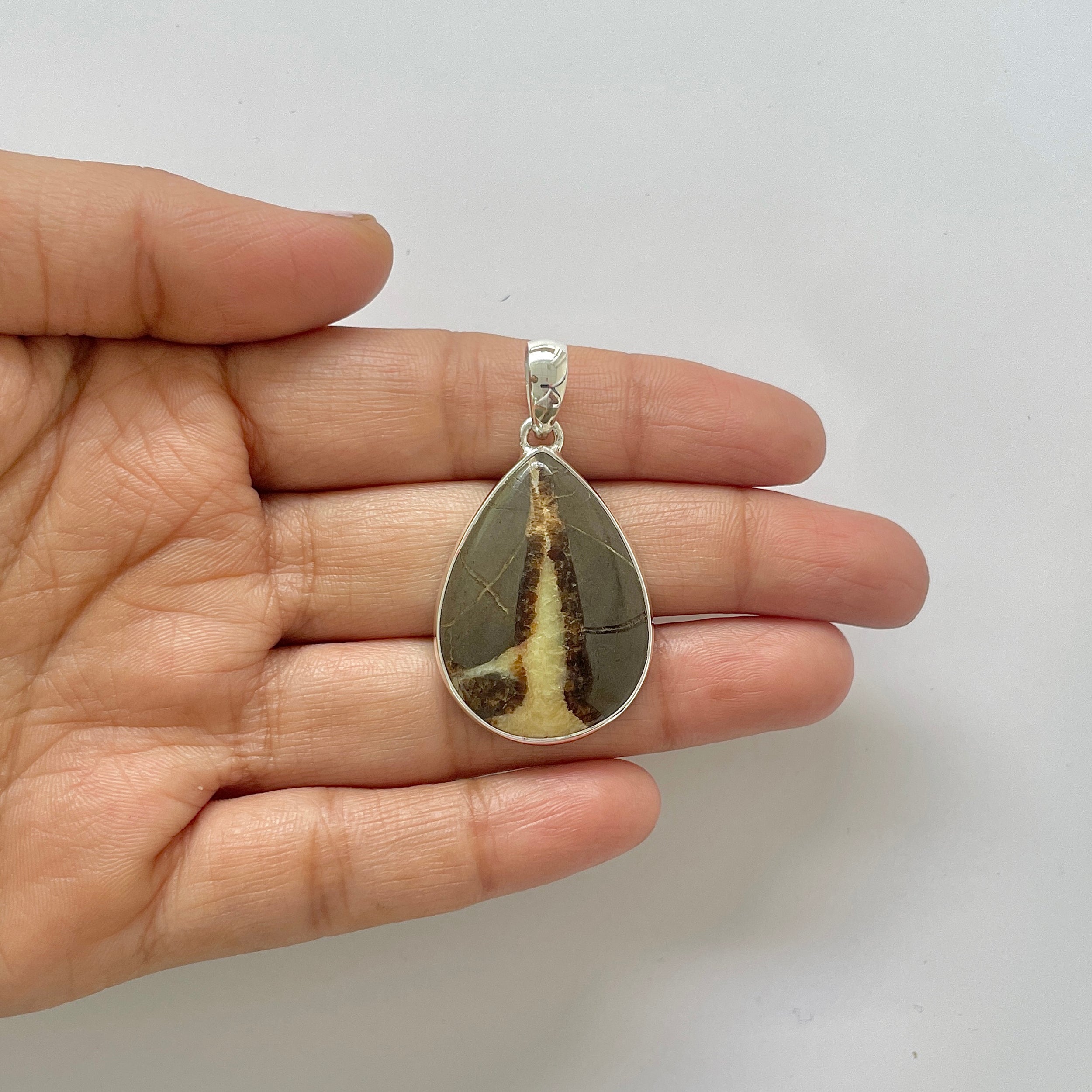 Septarian Rhyolite Pendant-(SPR-1-6)