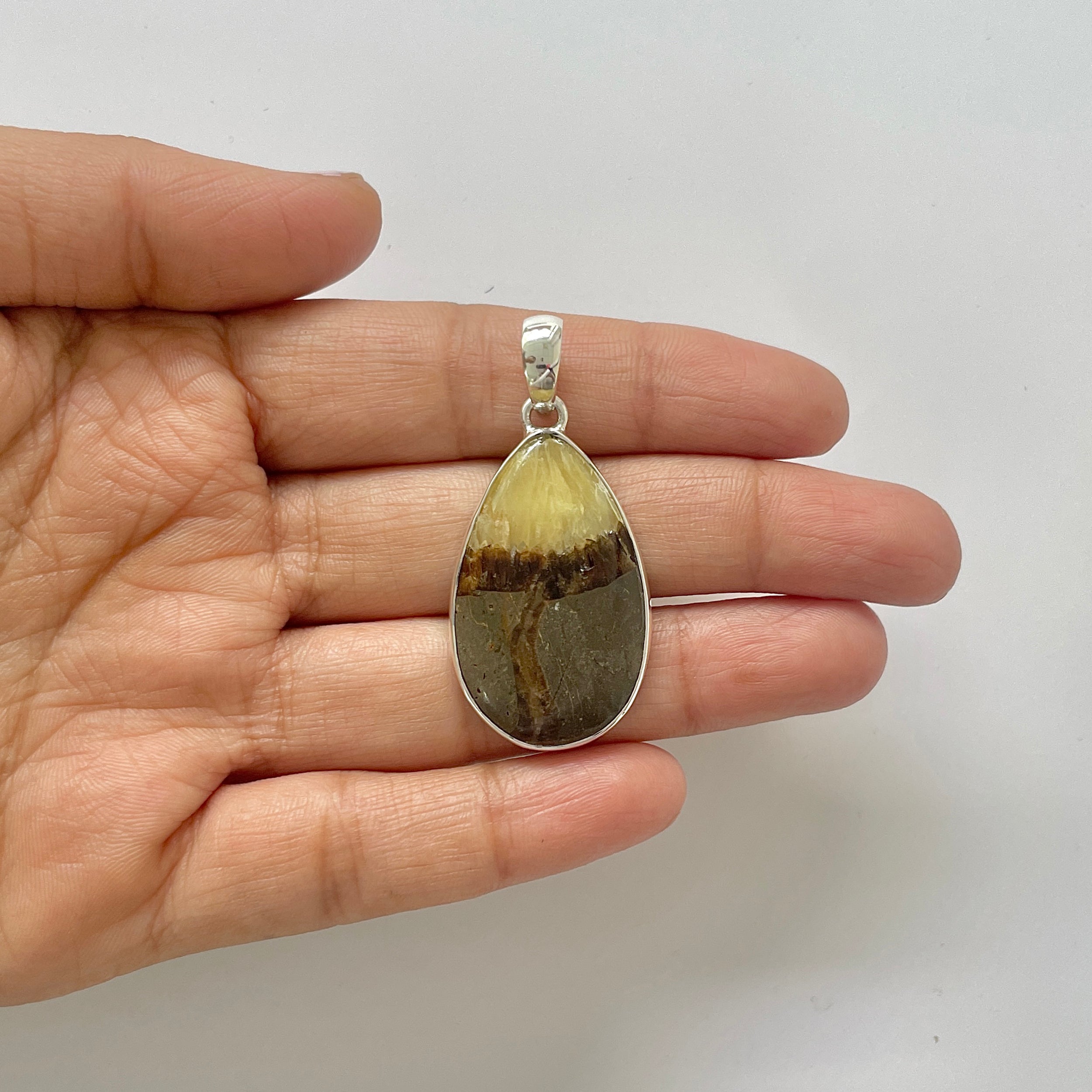 Septarian Rhyolite Pendant-(SPR-1-7)