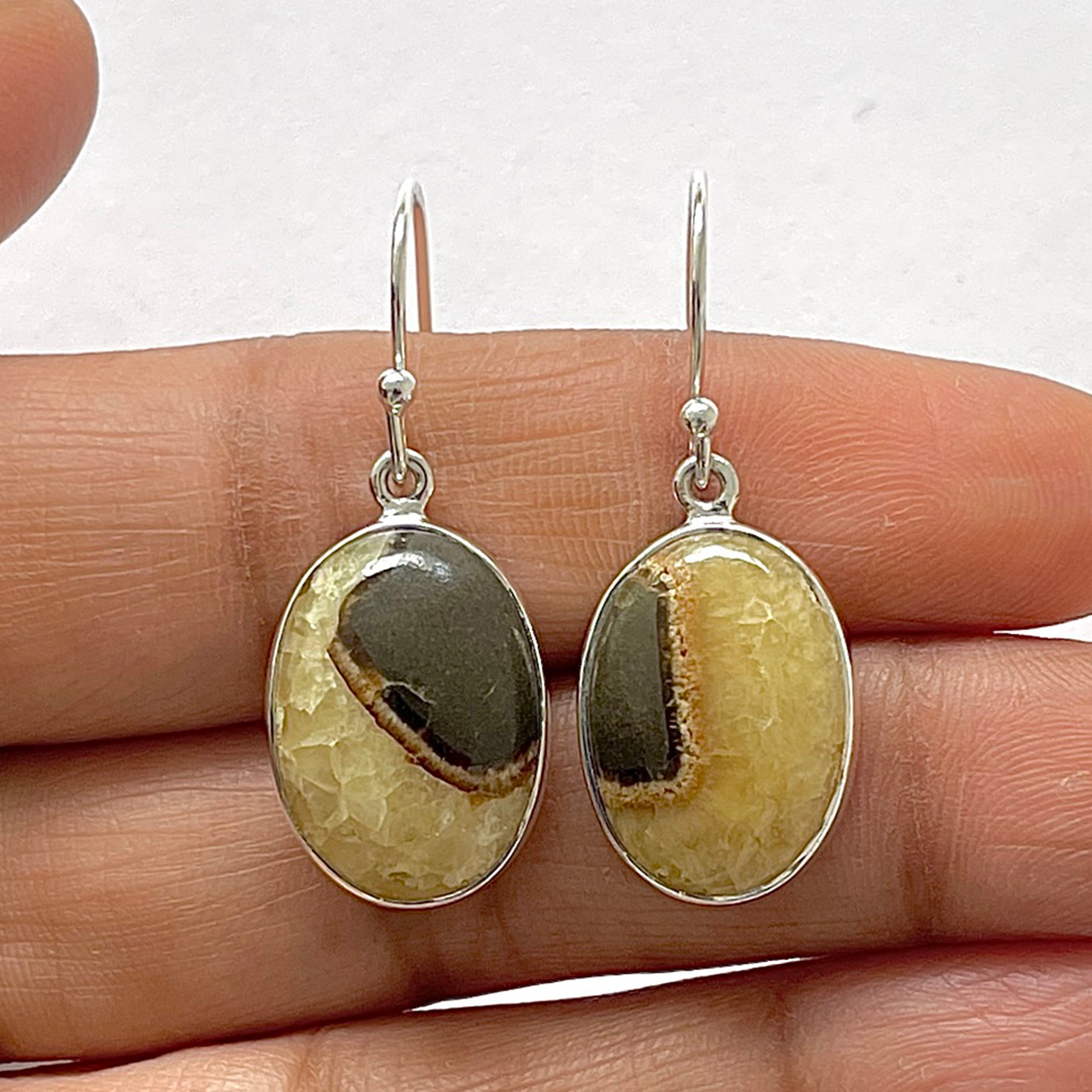 Septarian Rhyolite Earring-(SPR-3-16)