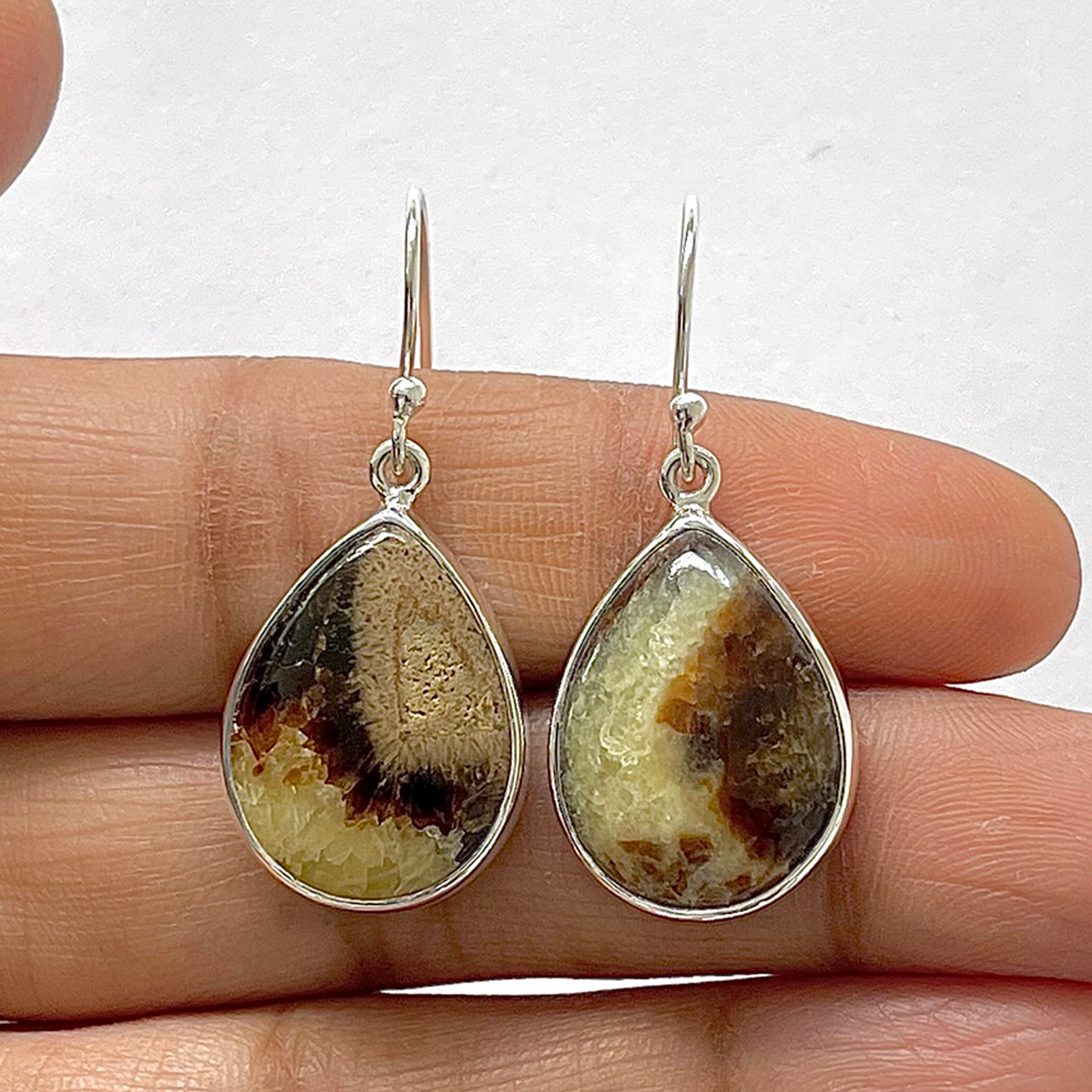 Septarian Rhyolite Earring-(SPR-3-5)