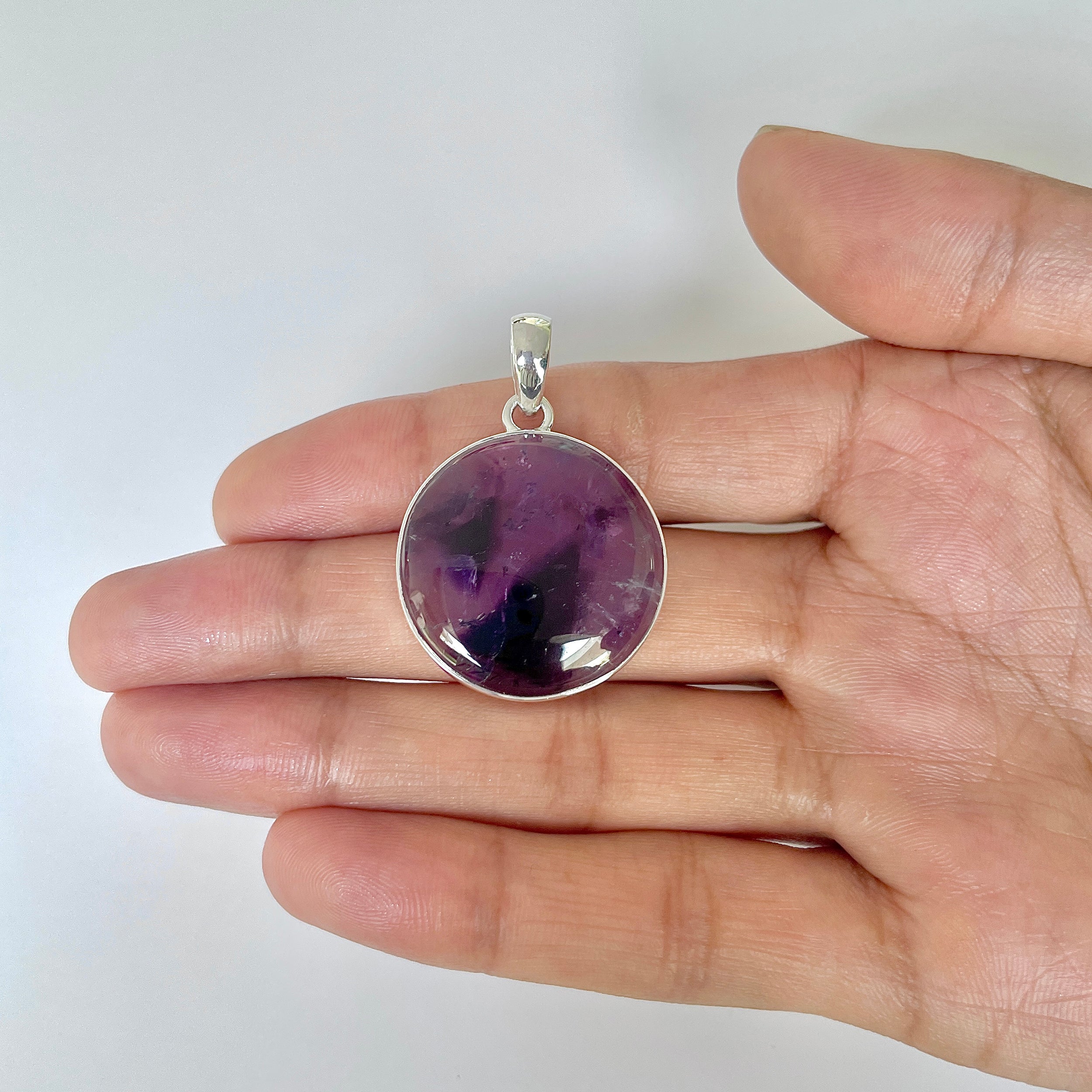 Star Amethyst Pendant-(STA-1-10)