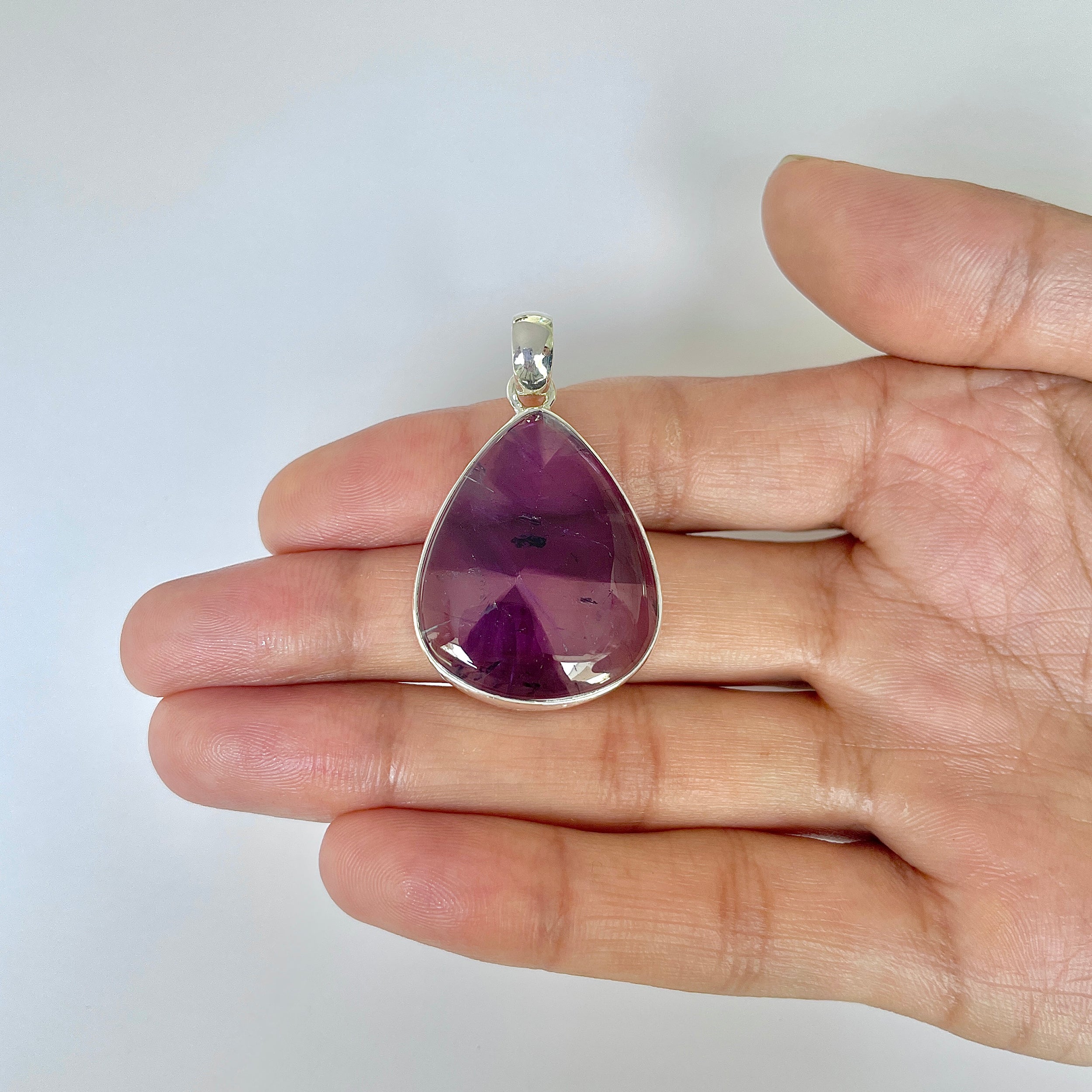 Star Amethyst Pendant-(STA-1-13)