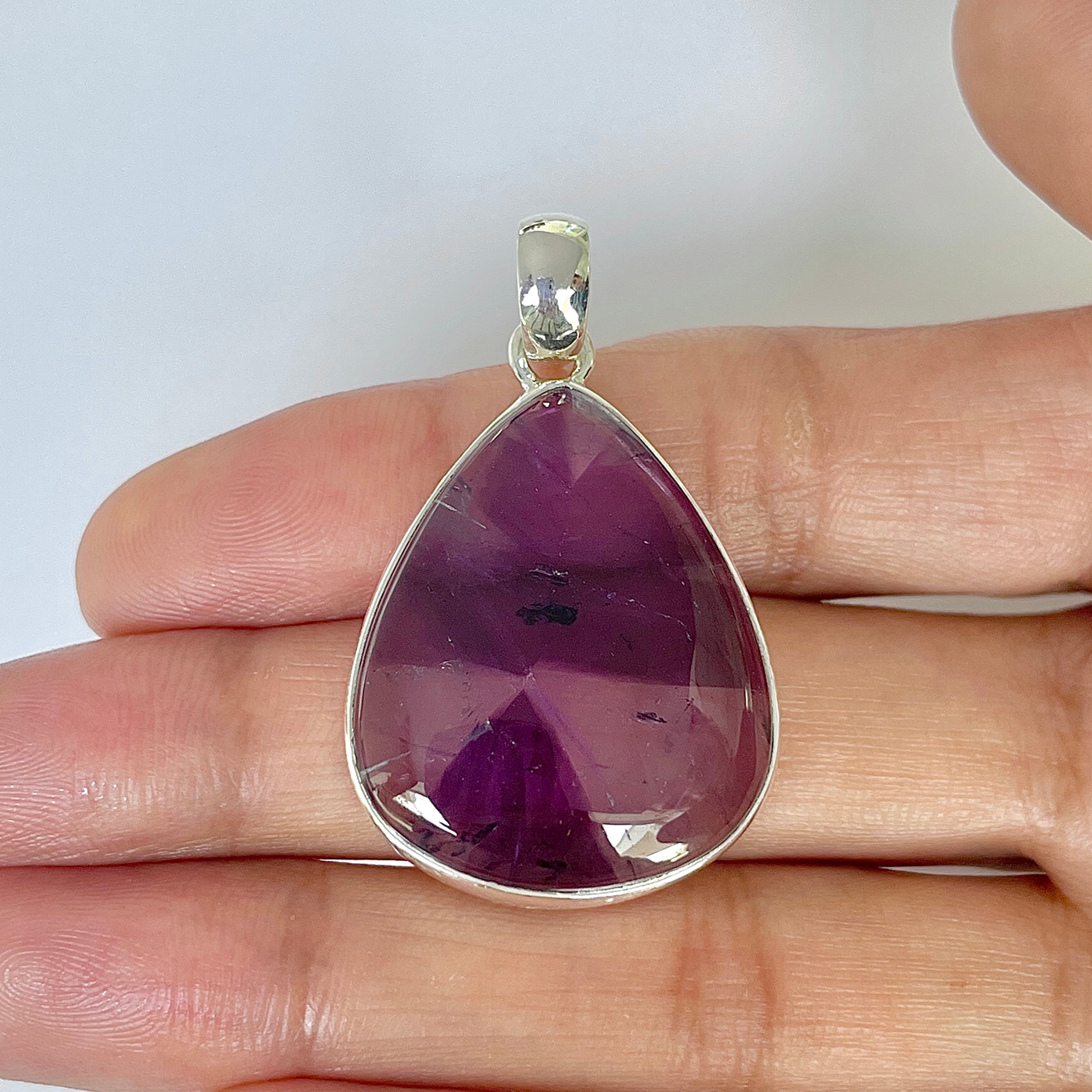 Star Amethyst Pendant-(STA-1-13)