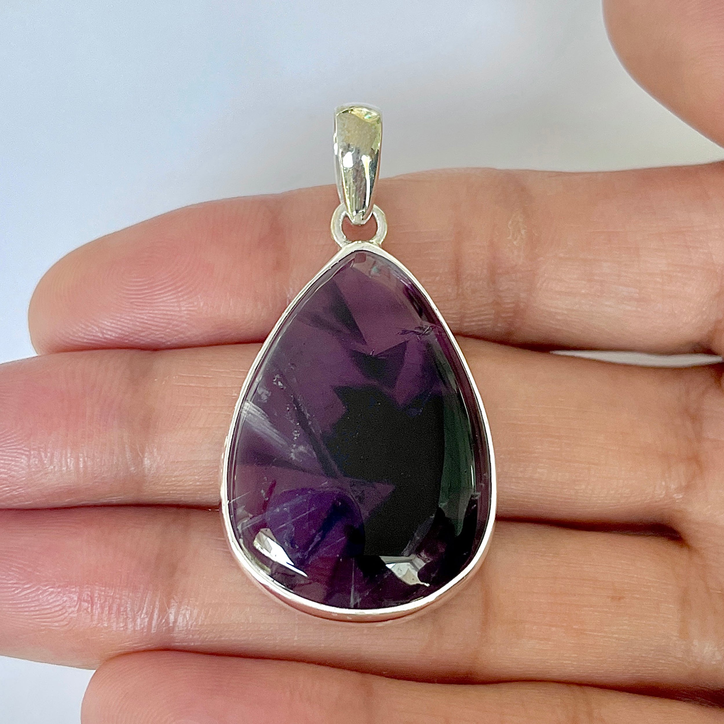 Star Amethyst Pendant-(STA-1-14)