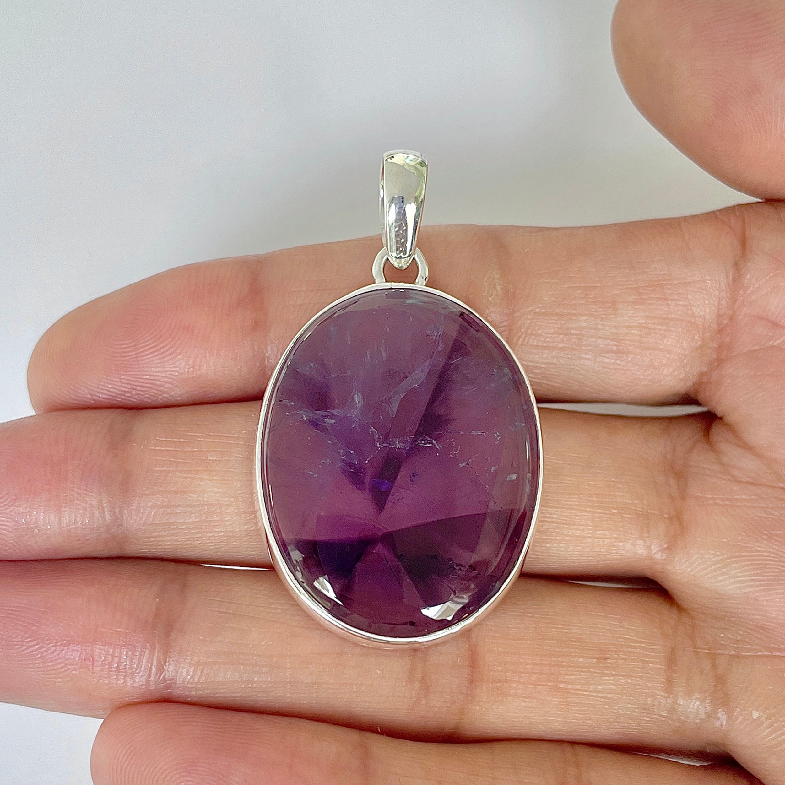 Star Amethyst Pendant-(STA-1-16)