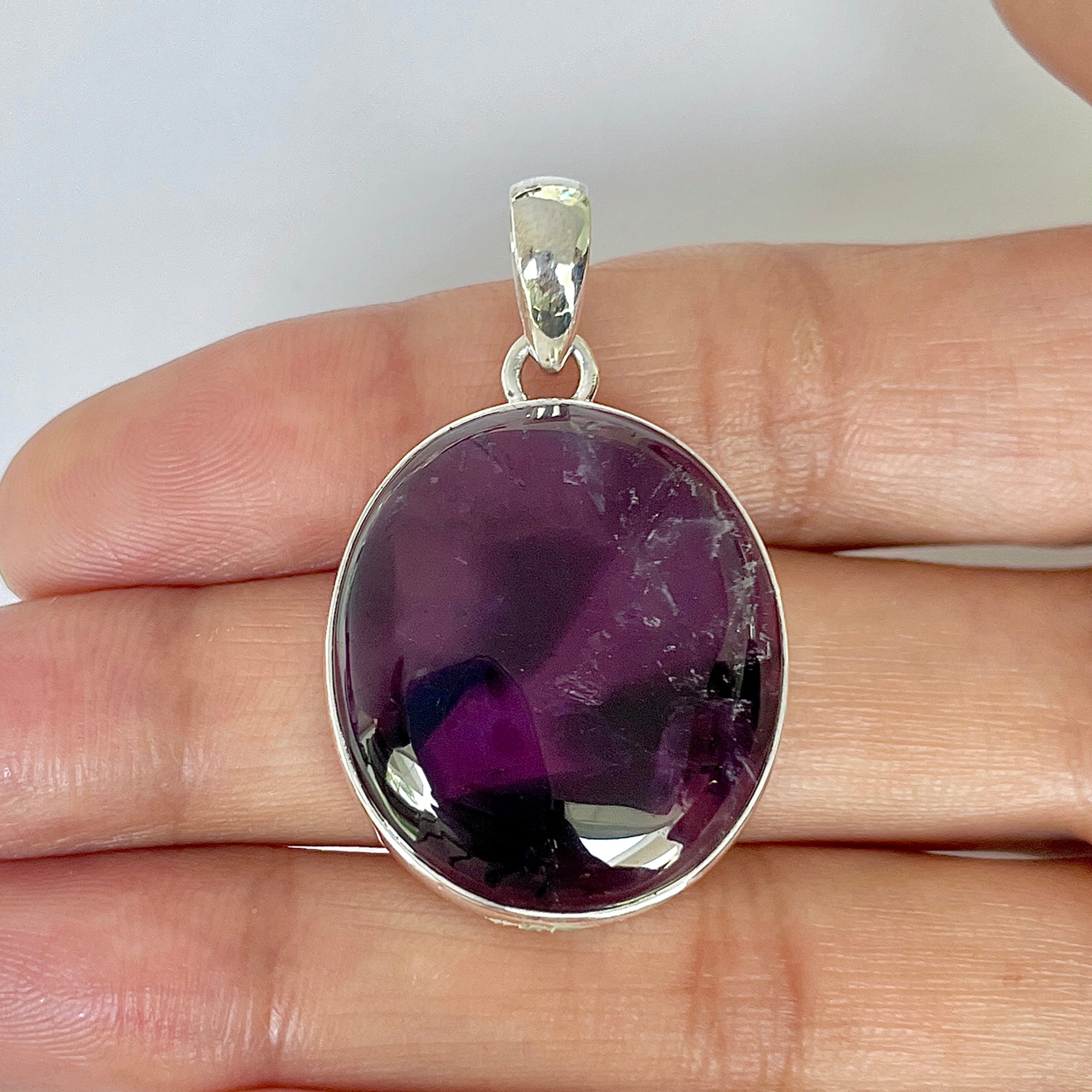 Star Amethyst Pendant-(STA-1-23)