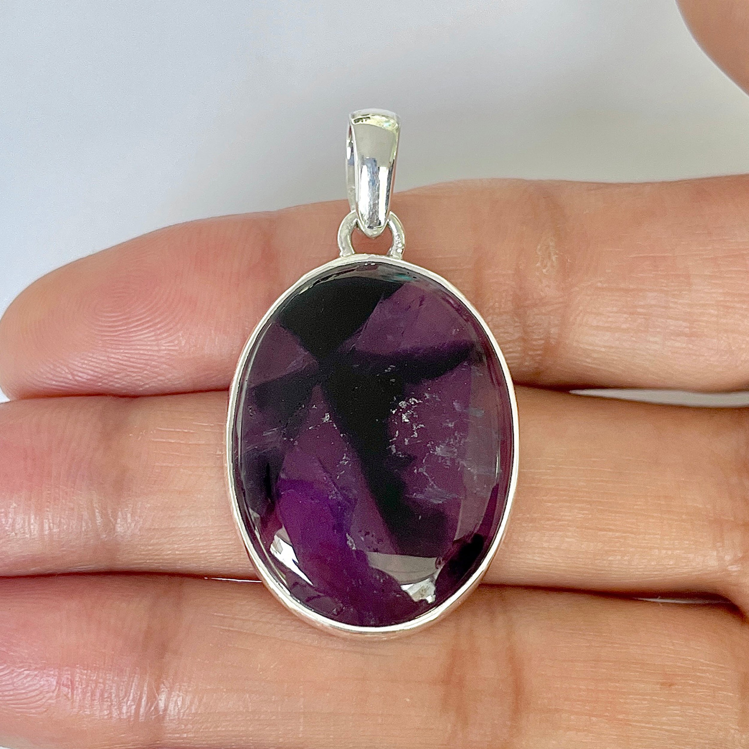 Star Amethyst Pendant-(STA-1-27)