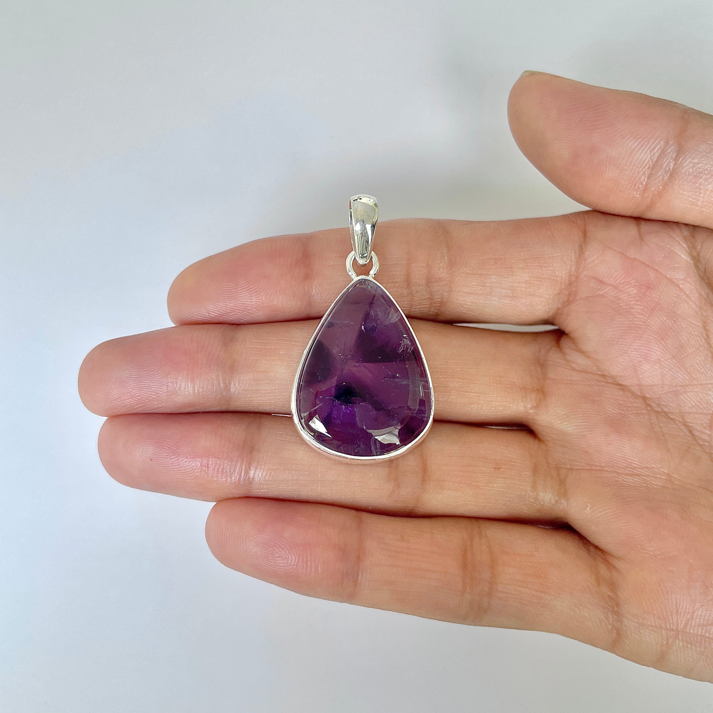 Star Amethyst Pendant-(STA-1-28)