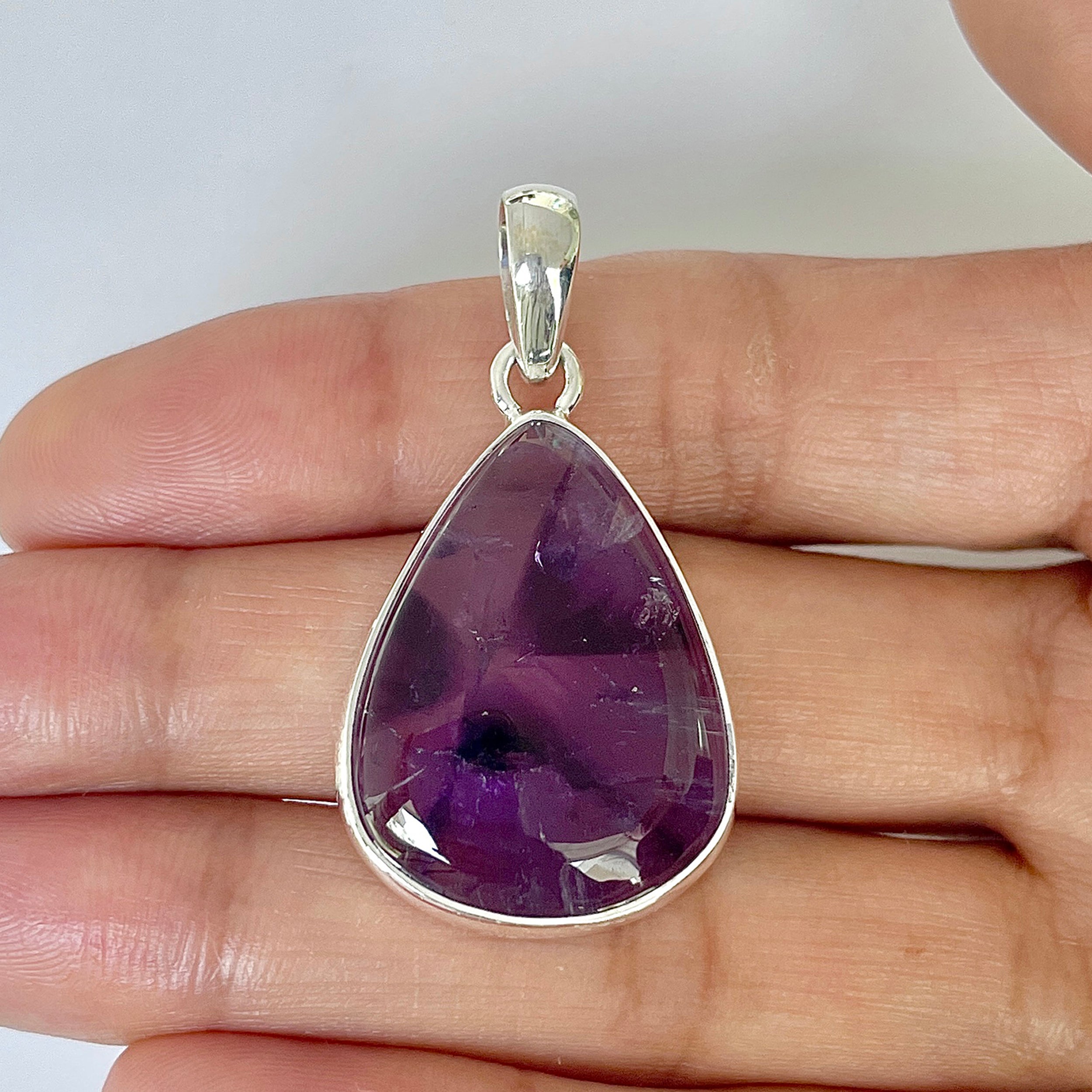Star Amethyst Pendant-(STA-1-28)