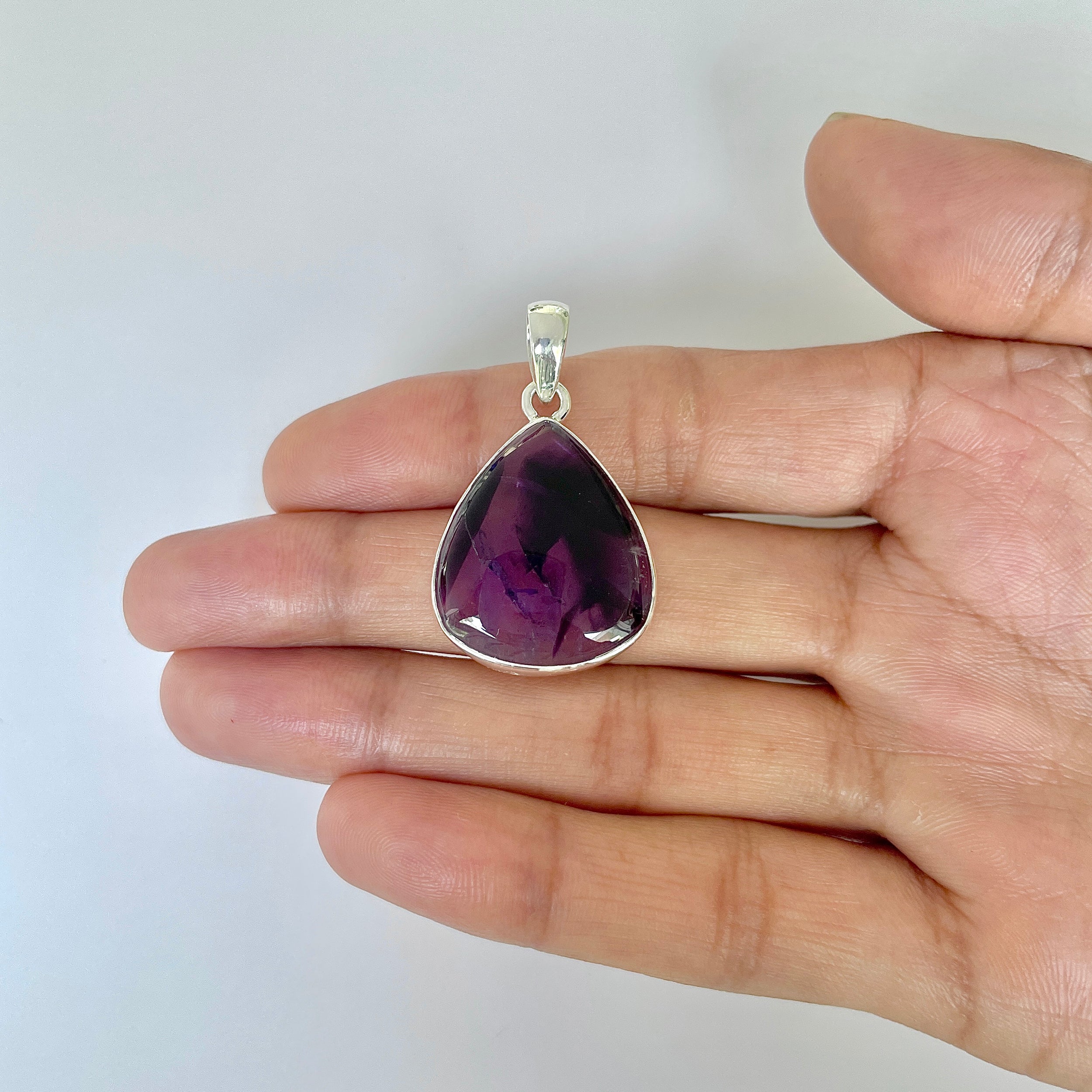 Star Amethyst Pendant-(STA-1-32)