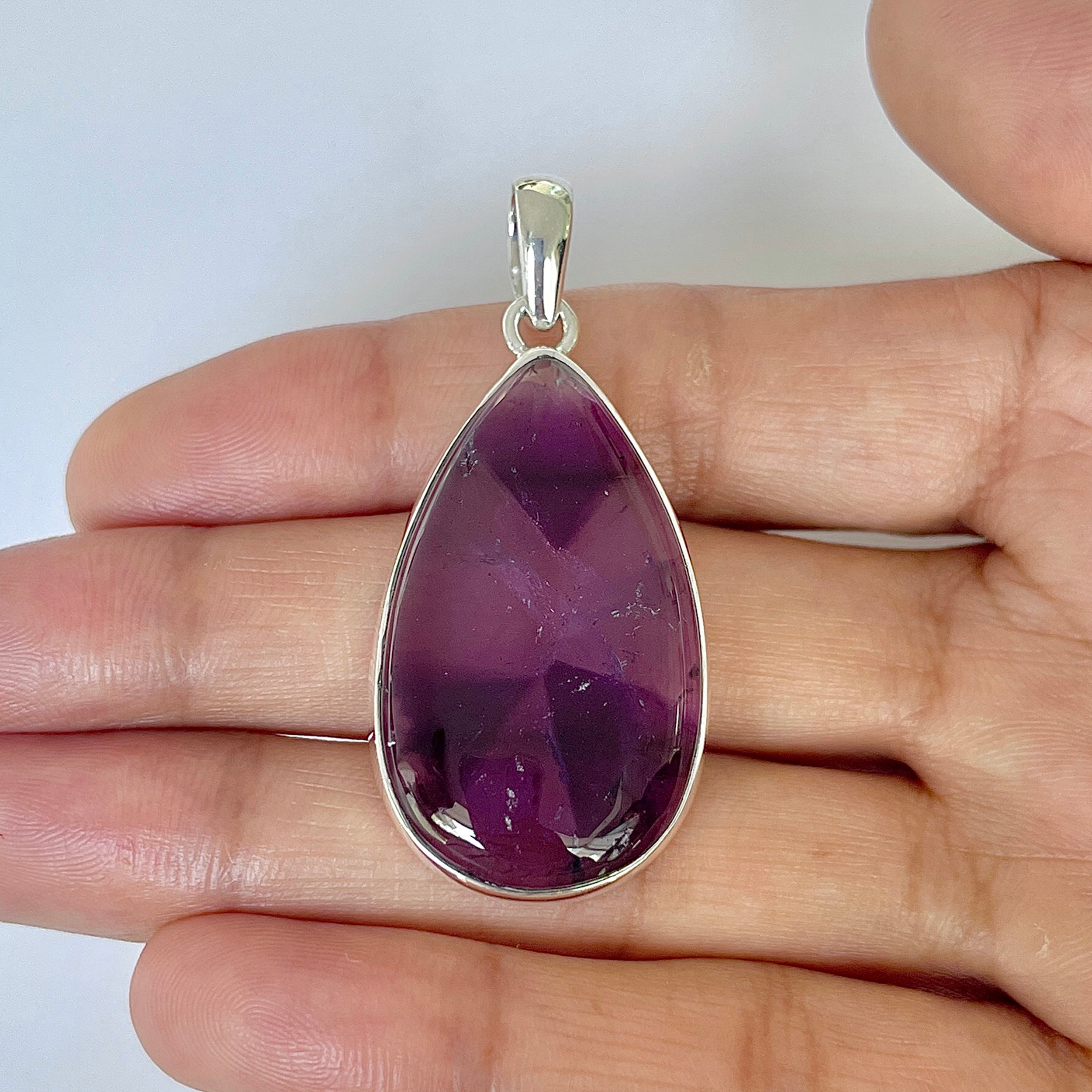 Star Amethyst Pendant-(STA-1-33)