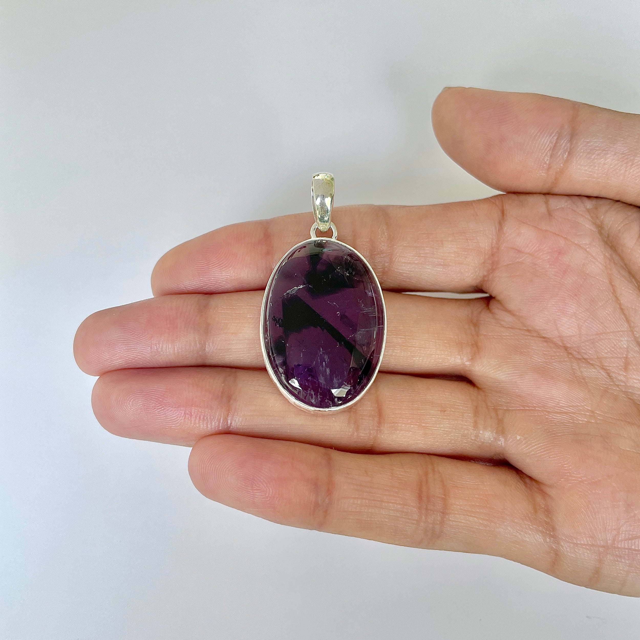 Star Amethyst Pendant-(STA-1-37)