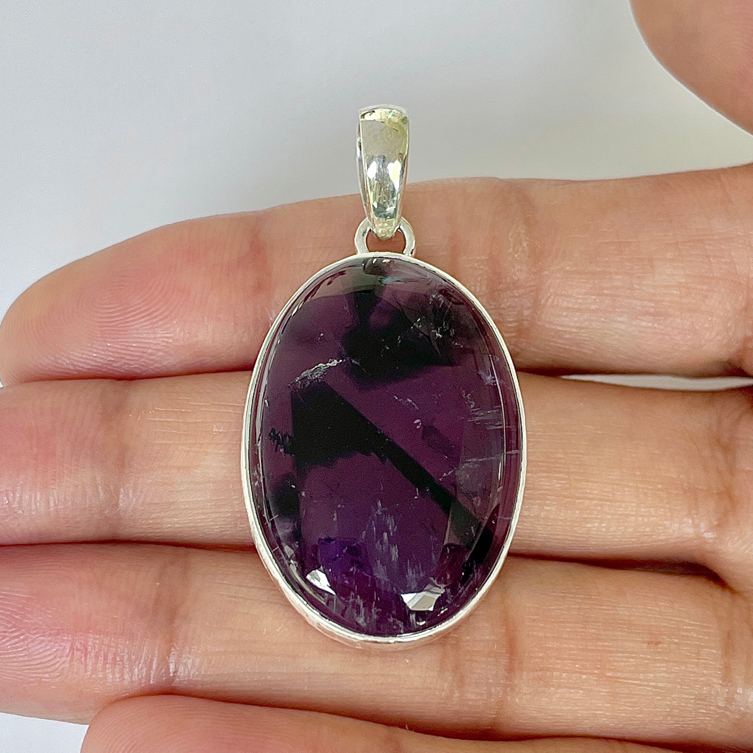 Star Amethyst Pendant-(STA-1-37)