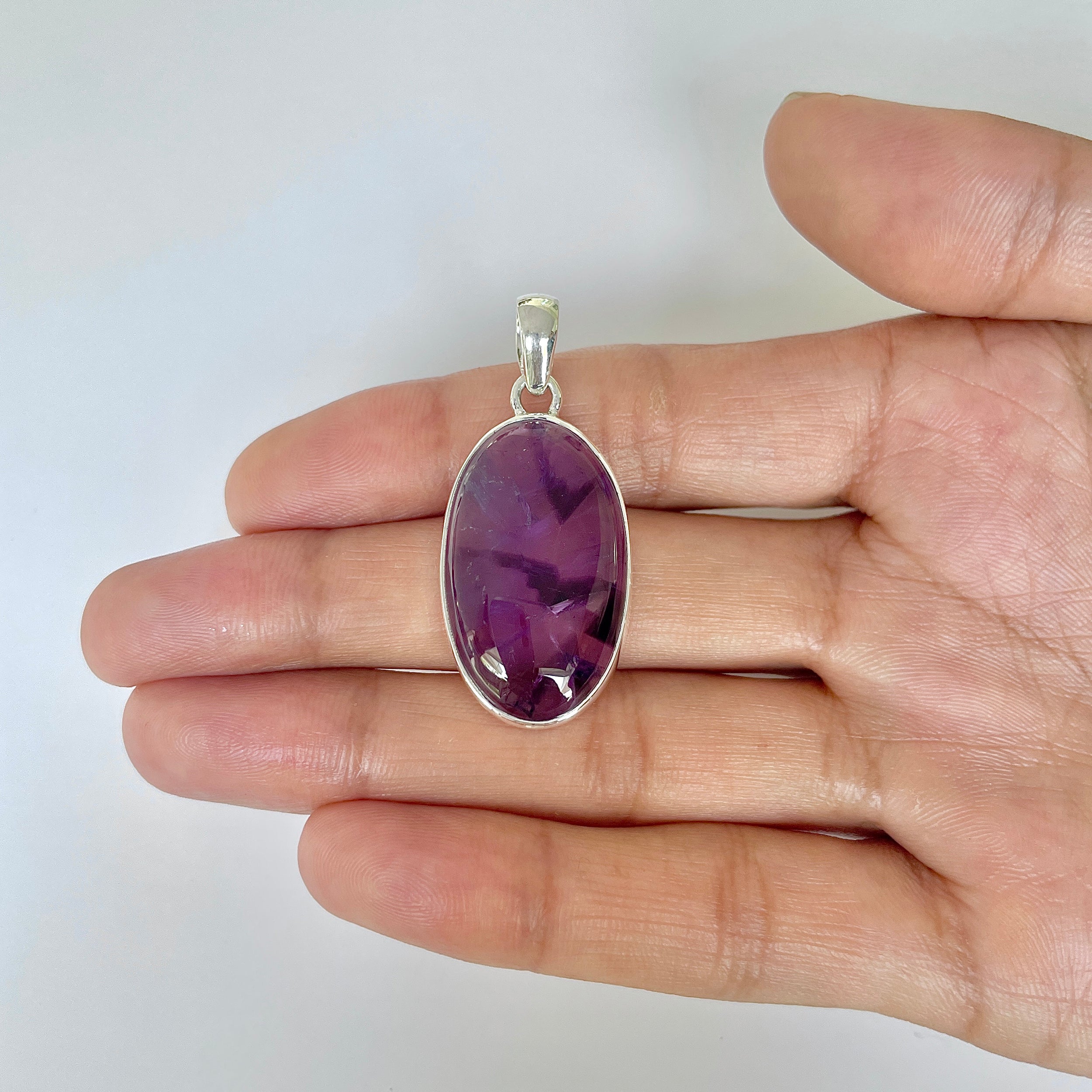 Star Amethyst Pendant-(STA-1-39)