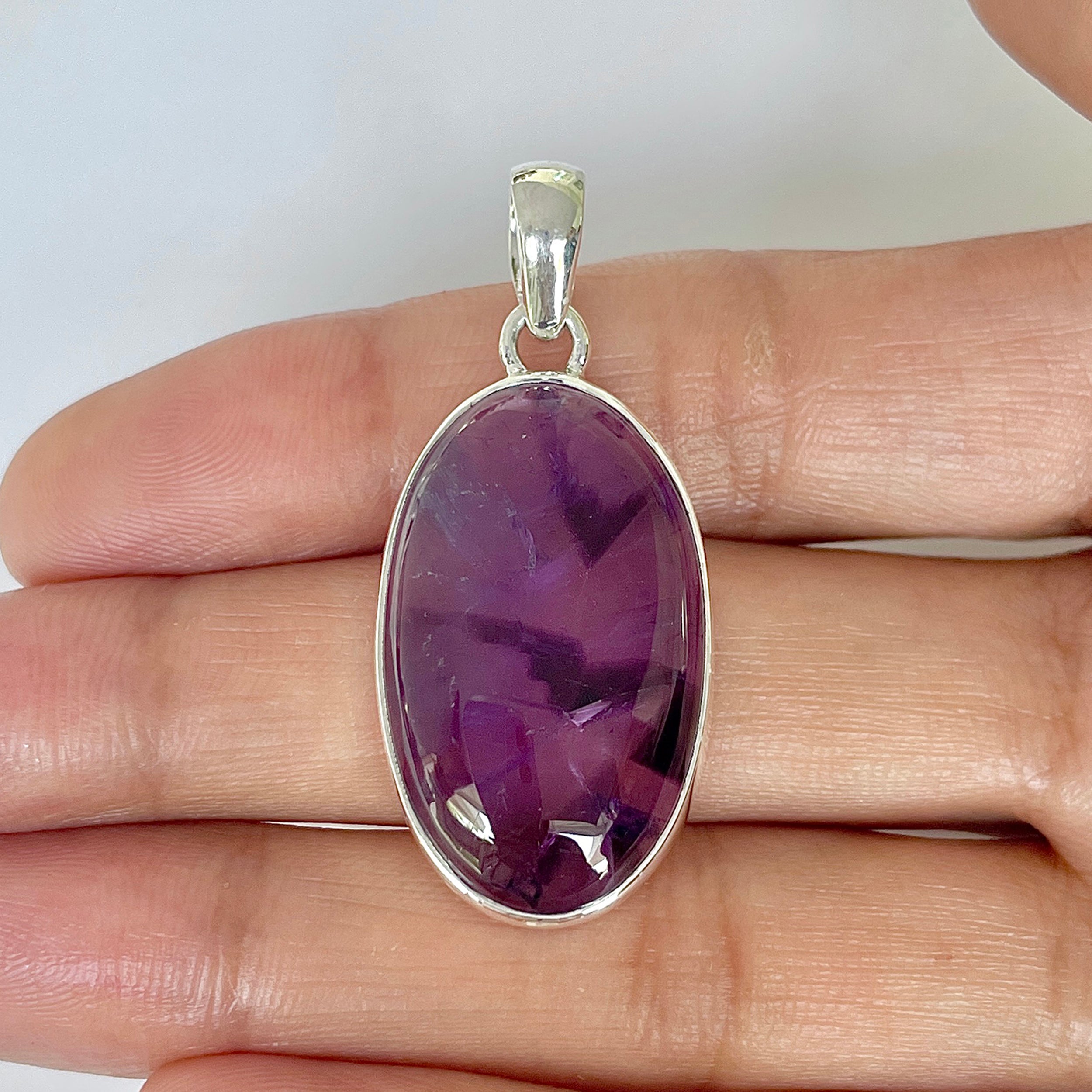 Star Amethyst Pendant-(STA-1-39)
