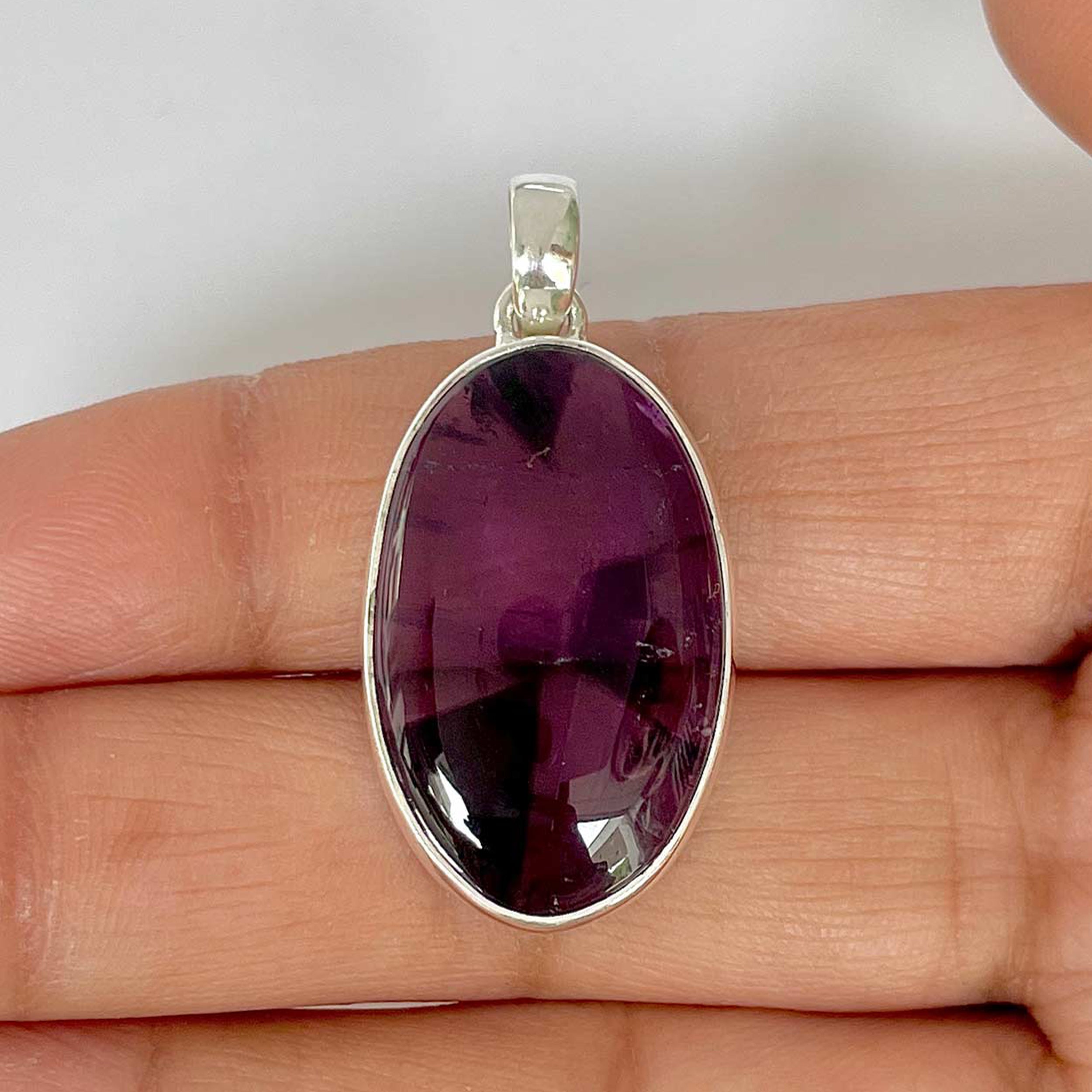 Star Amethyst Pendant-(STA-1-45)