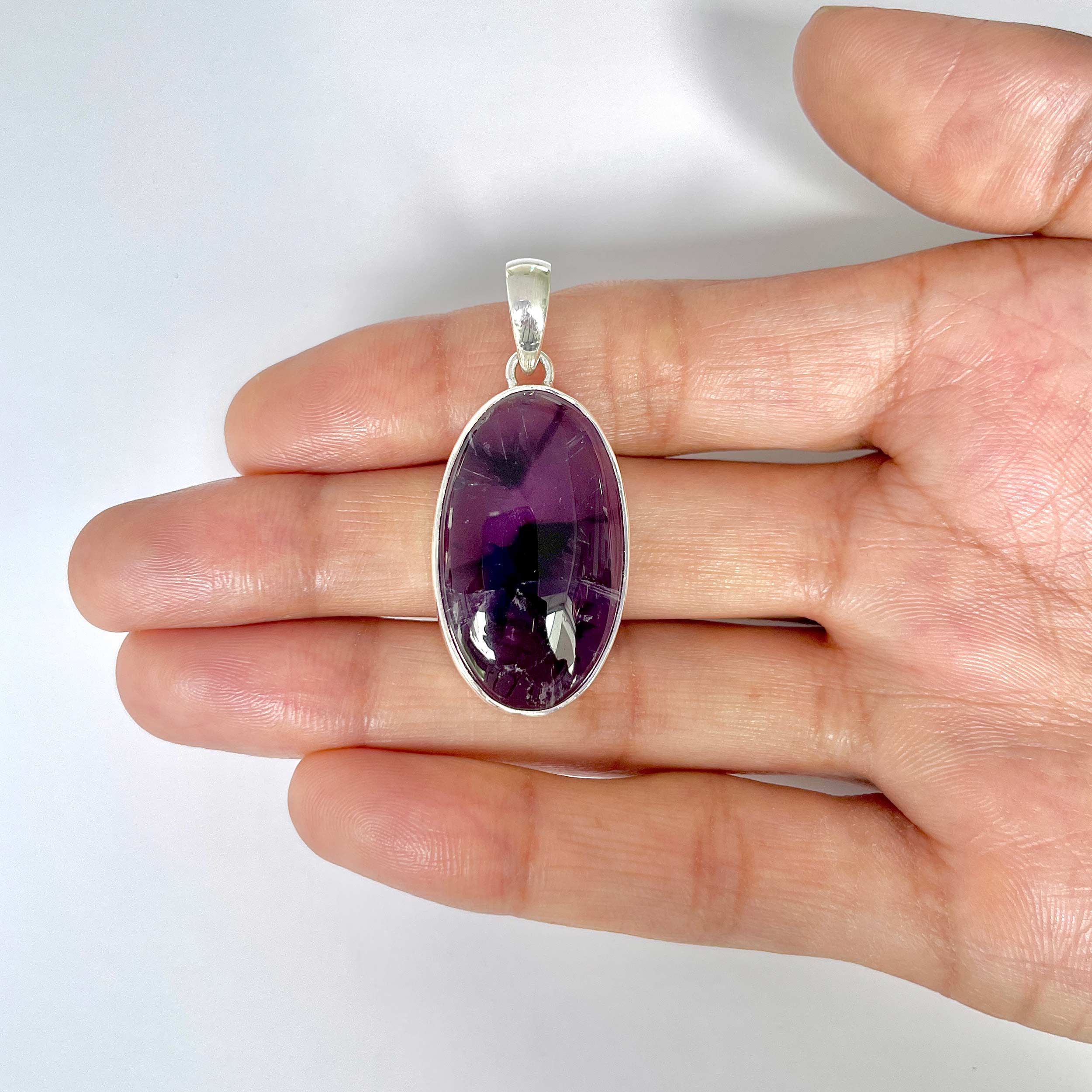 Star Amethyst Pendant-(STA-1-46)