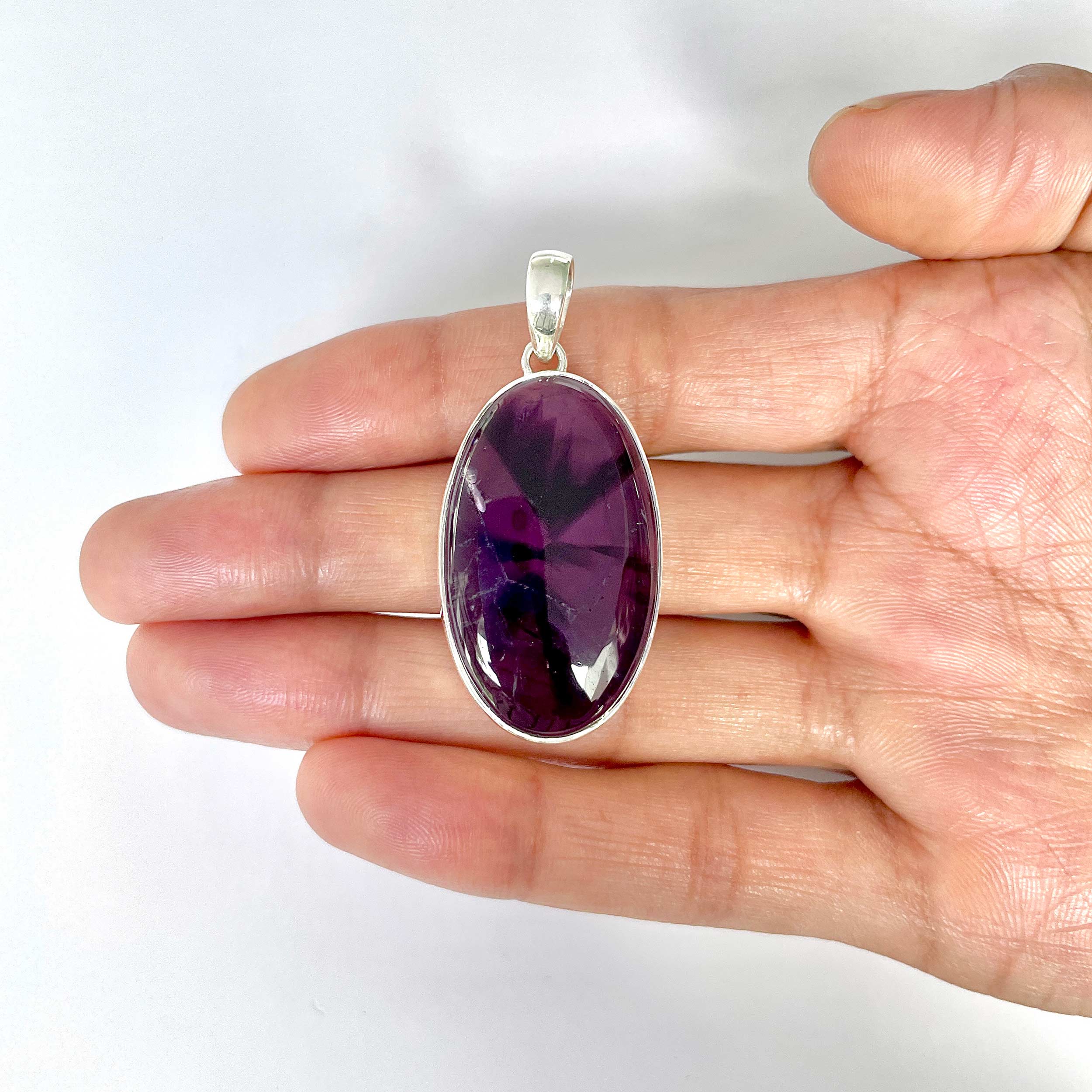 Star Amethyst Pendant-(STA-1-47)