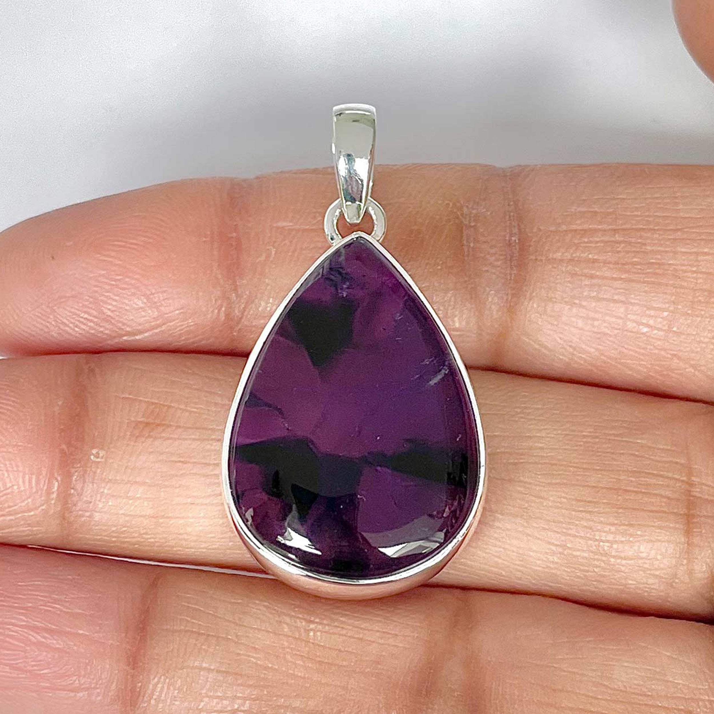 Star Amethyst Pendant-(STA-1-49)
