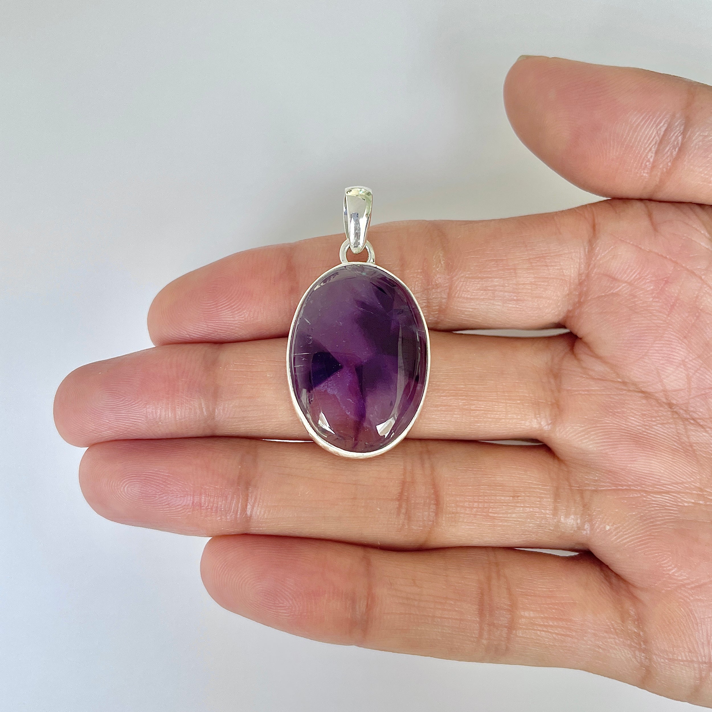 Star Amethyst Pendant-(STA-1-5)