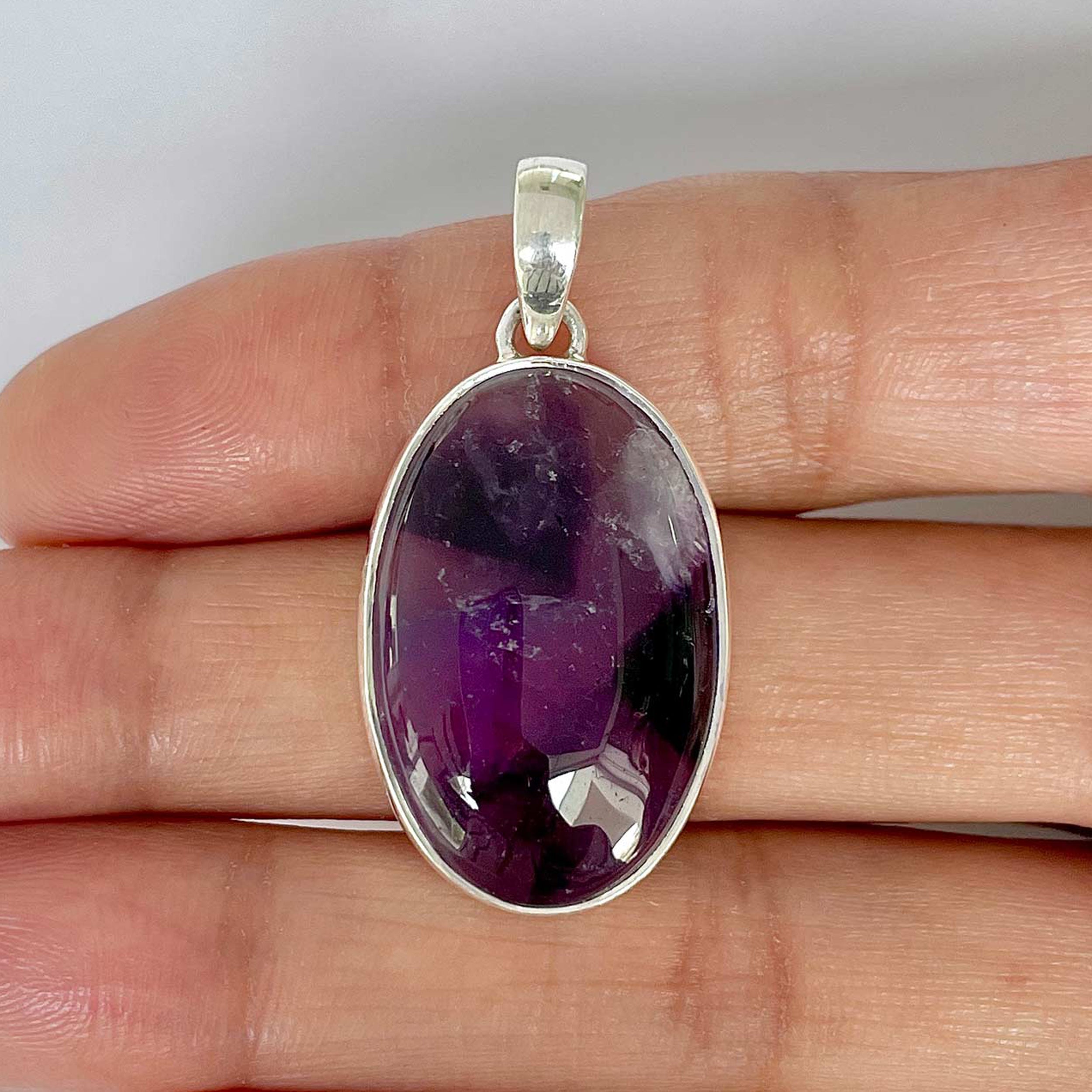 Star Amethyst Pendant-(STA-1-53)
