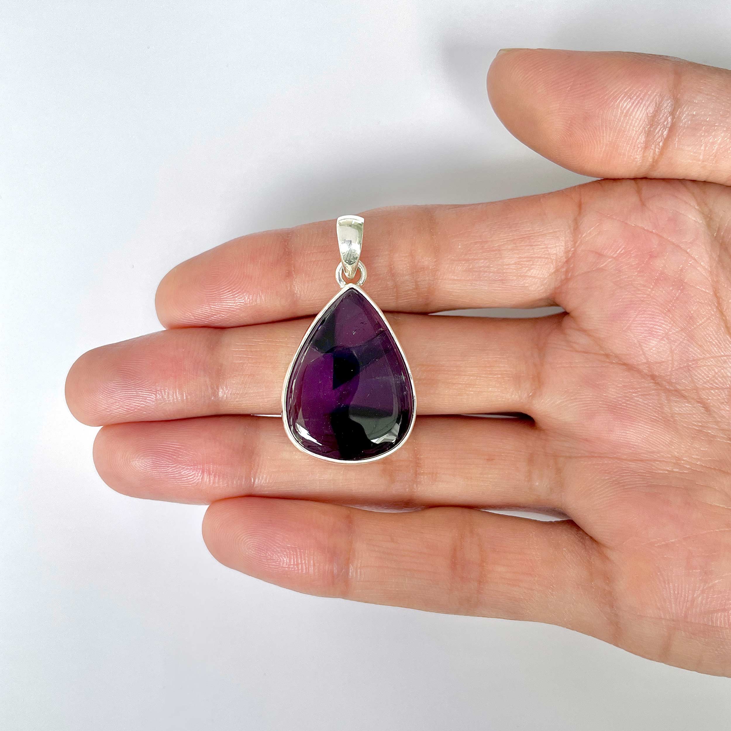Star Amethyst Pendant-(STA-1-55)