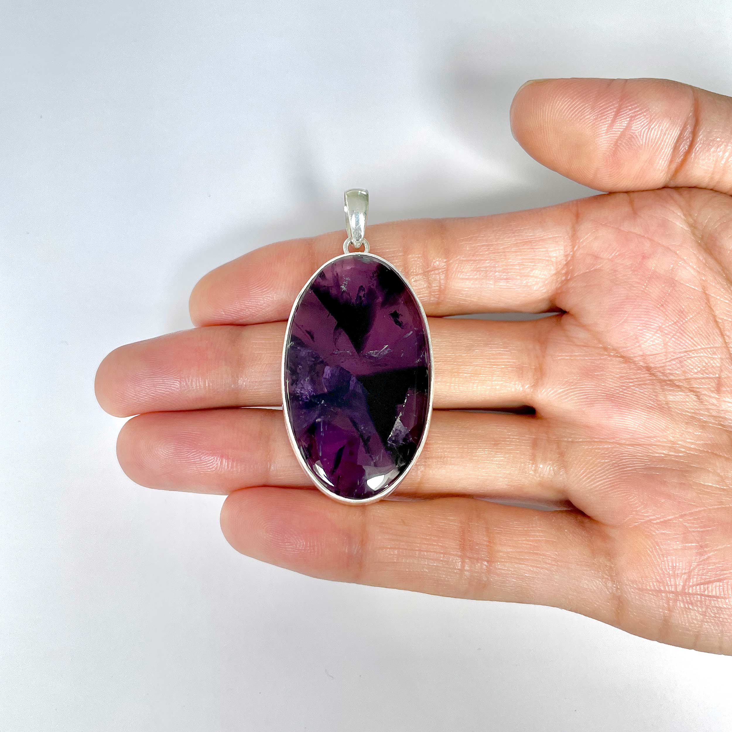 Star Amethyst Pendant-(STA-1-56)