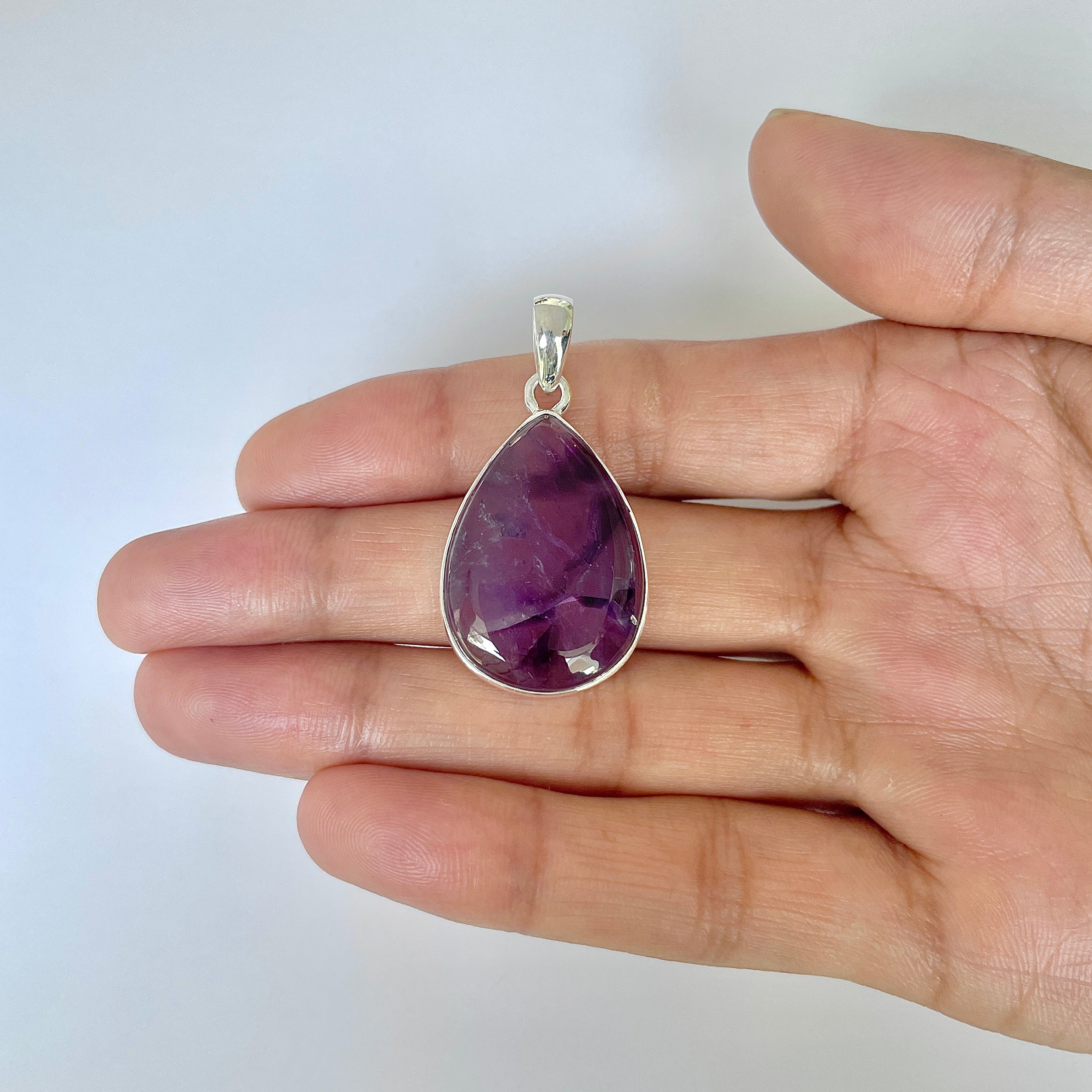 Star Amethyst Pendant-(STA-1-6)